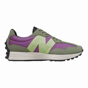 New Balance Men's 327 Shoes - Sour Grape / Bleached Lime Glo New Balance 1906r Aime Leon Dore