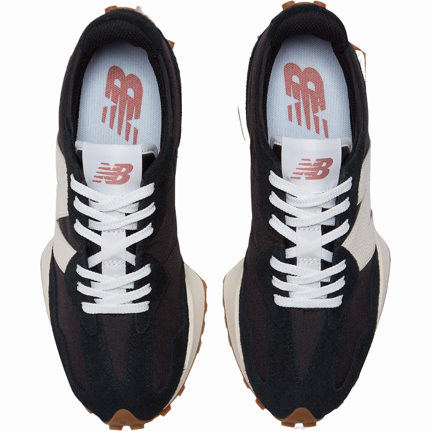 New Balance Women's 327 Shoes - Black / White / Mineral Red New Balance Fresh Foam More Women's