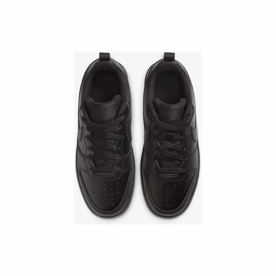 Newest Nike Shoe Releases Nike Kid's Court Borough Low 2 Shoes - All Black