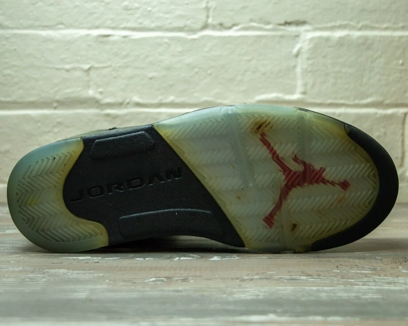 Nike Air Jordan 5 Retro Fear 626971 350 Gordon Rush Sneakers