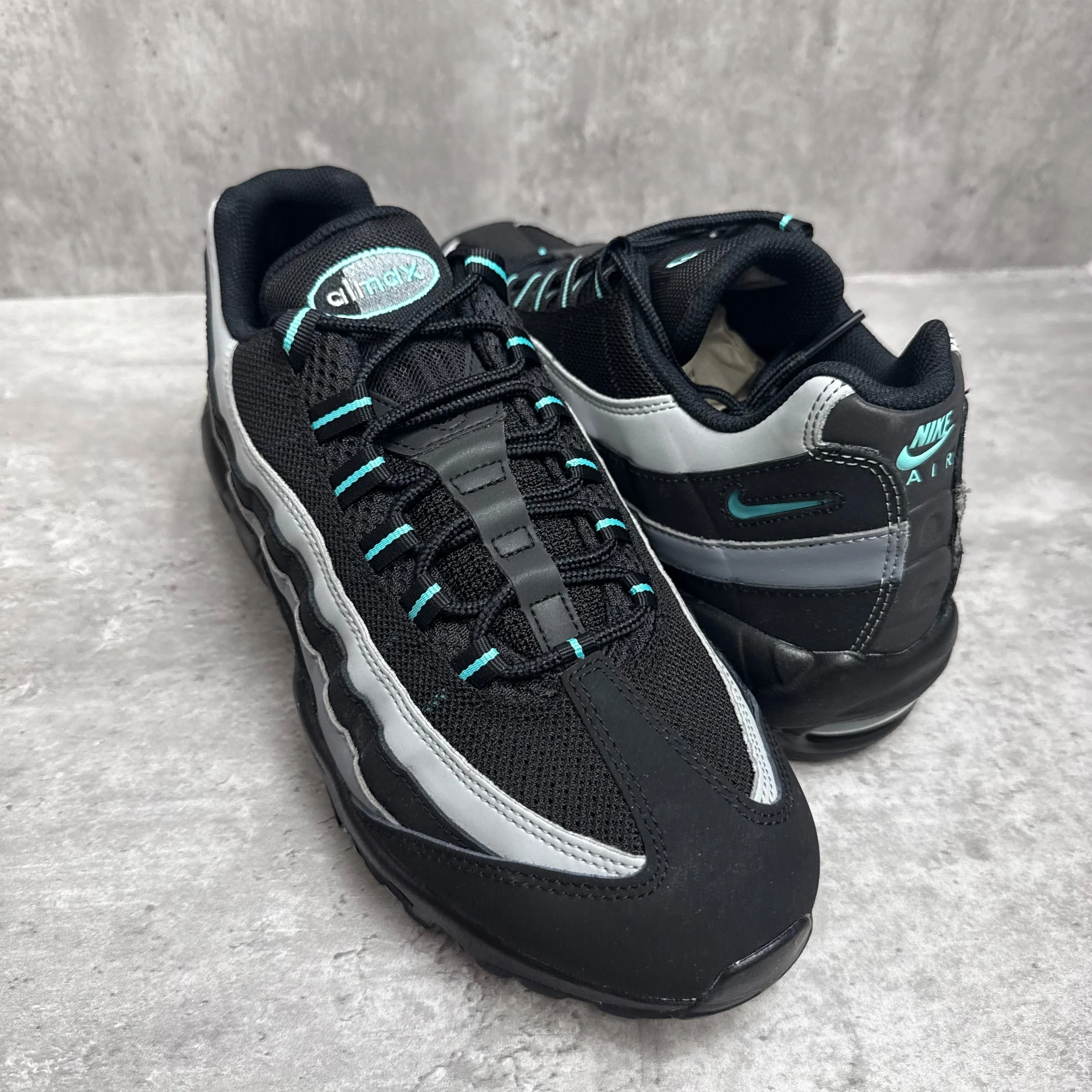 Nike Sb Janoski  Slip Skate Shoes Nike Airmax 95 Aurora Green