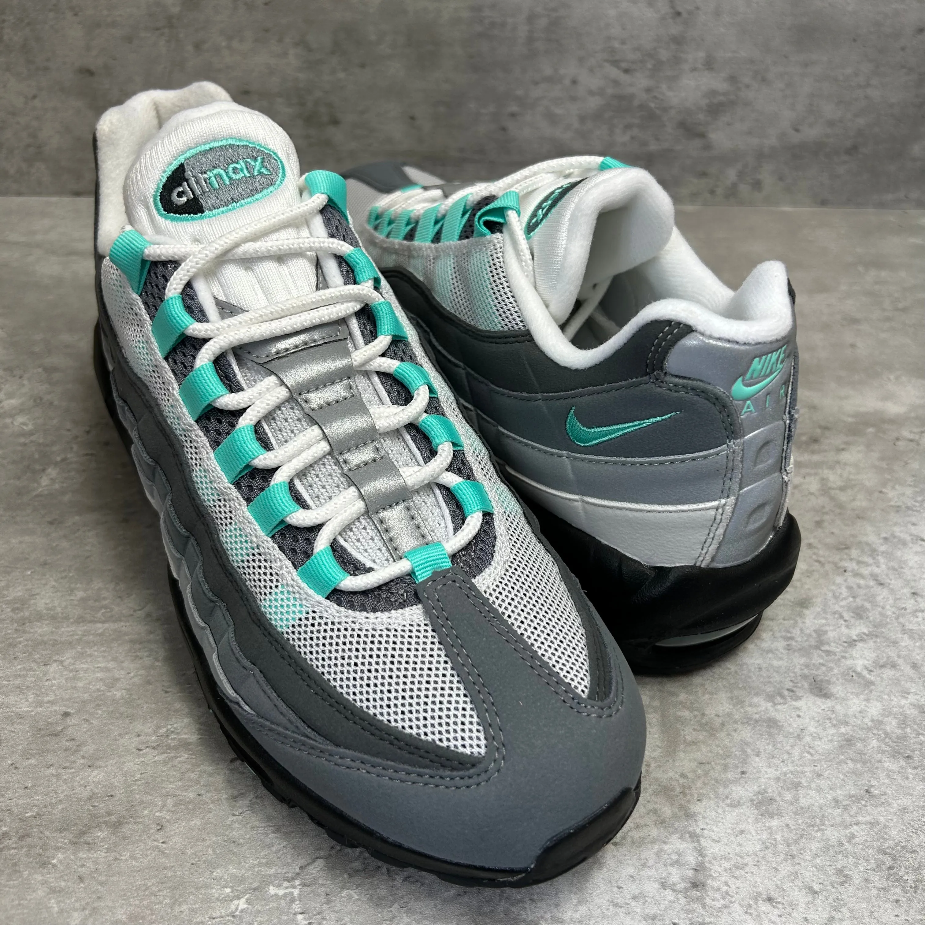 Nike Airmax 95 Hyper Turquoise Custom Shoes Nike Air Force 1