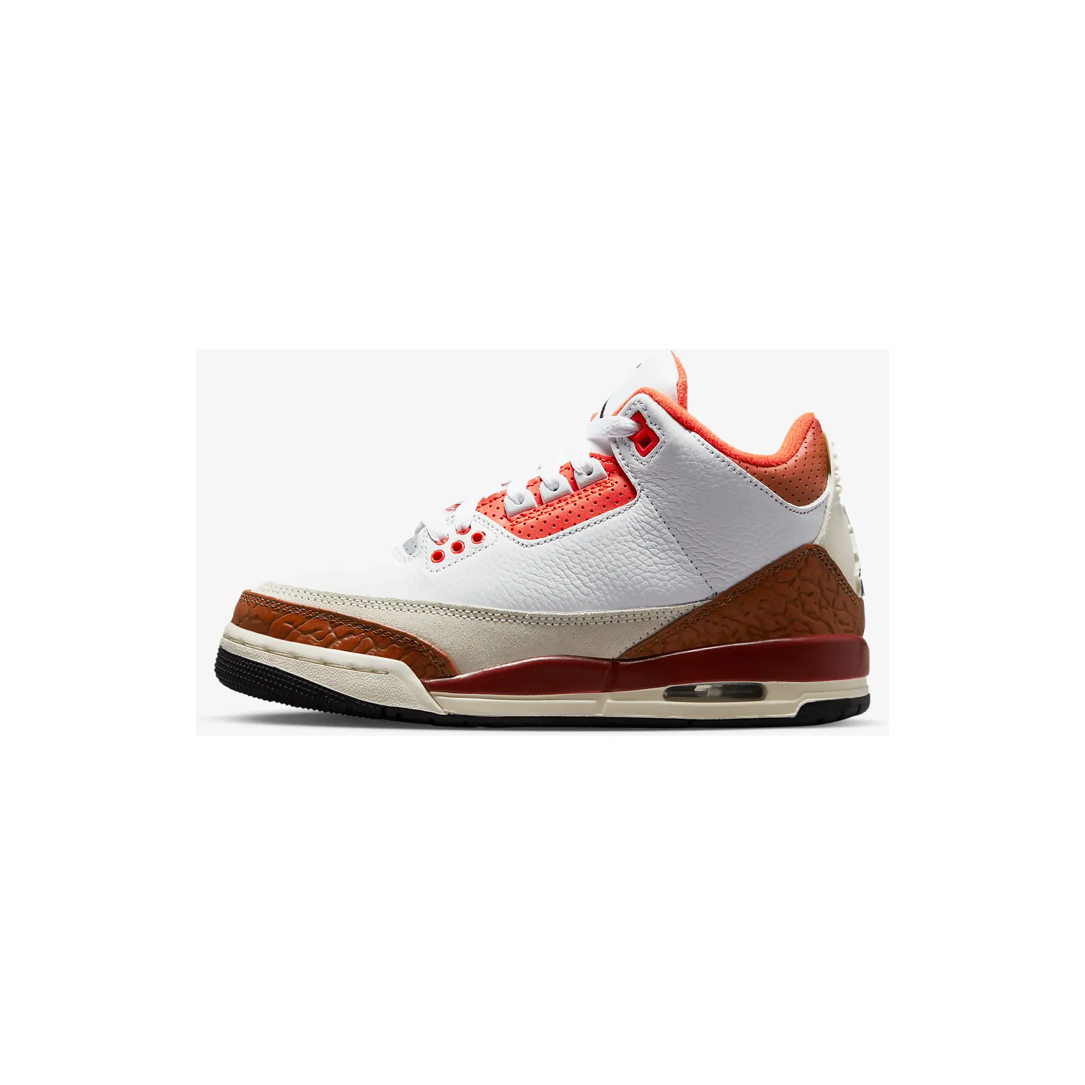 Famous Footwear Sneakers Nike Kid's Air Jordan 3 Retro SE Shoes - White / Mars Stone / Team Orange / Black