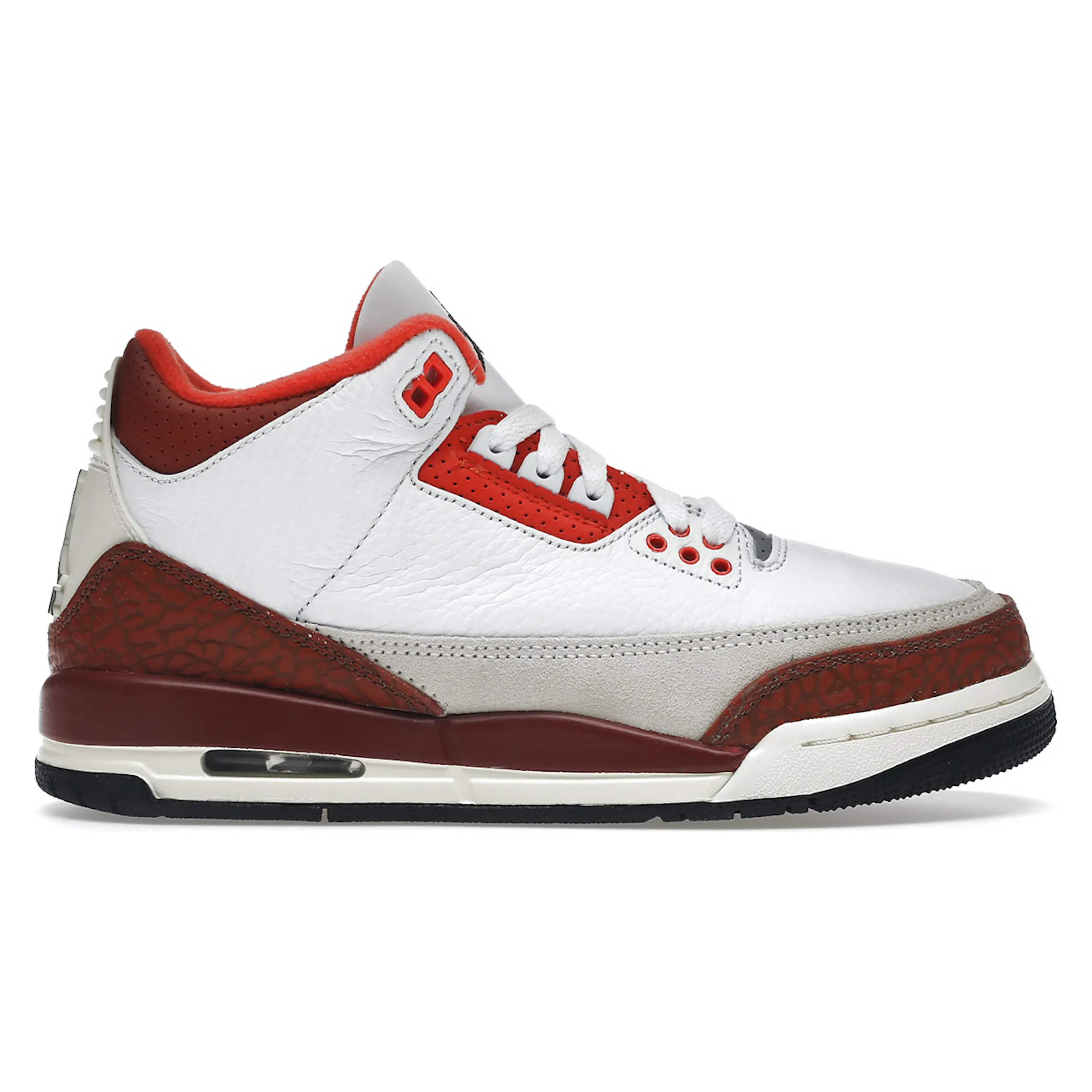 Hot Wheels Sneakers Nike Kid's Air Jordan 3 Retro SE Shoes - White / Mars Stone / Team Orange / Black