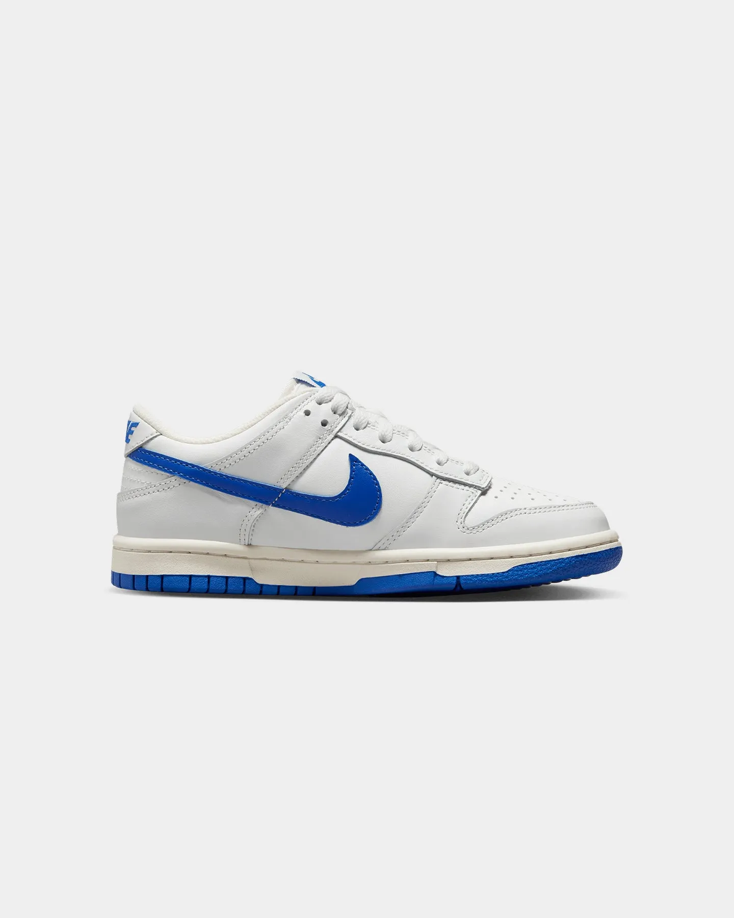 Nike Kids' Dunk Low "White Royal" (GS) Summit White/Hyper Royal Nike Running Wide Shoes