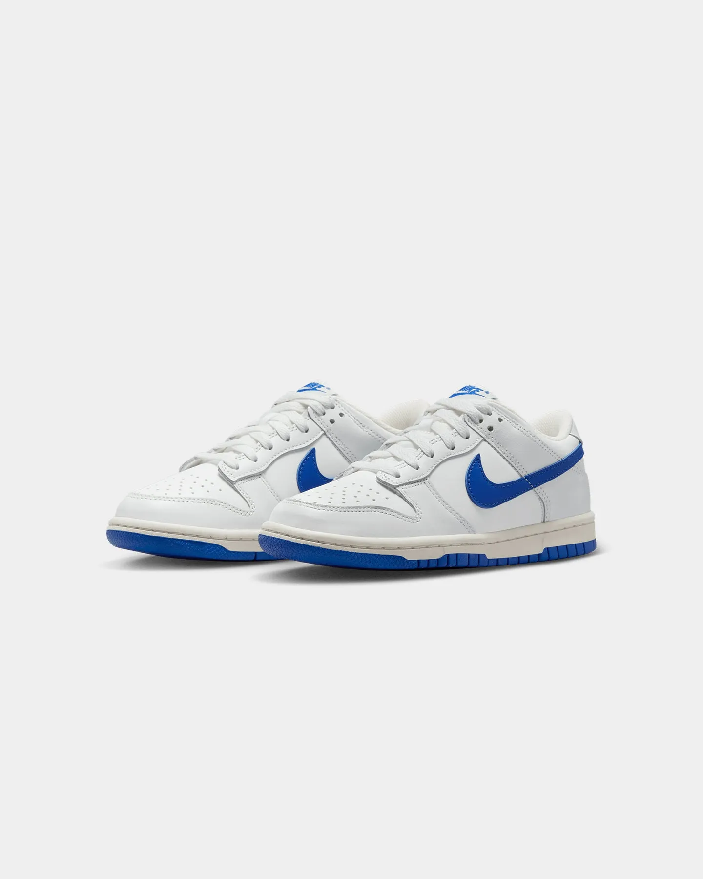 Nike Kids' Dunk Low "White Royal" (GS) Summit White/Hyper Royal Shoes Nike Tn Plus