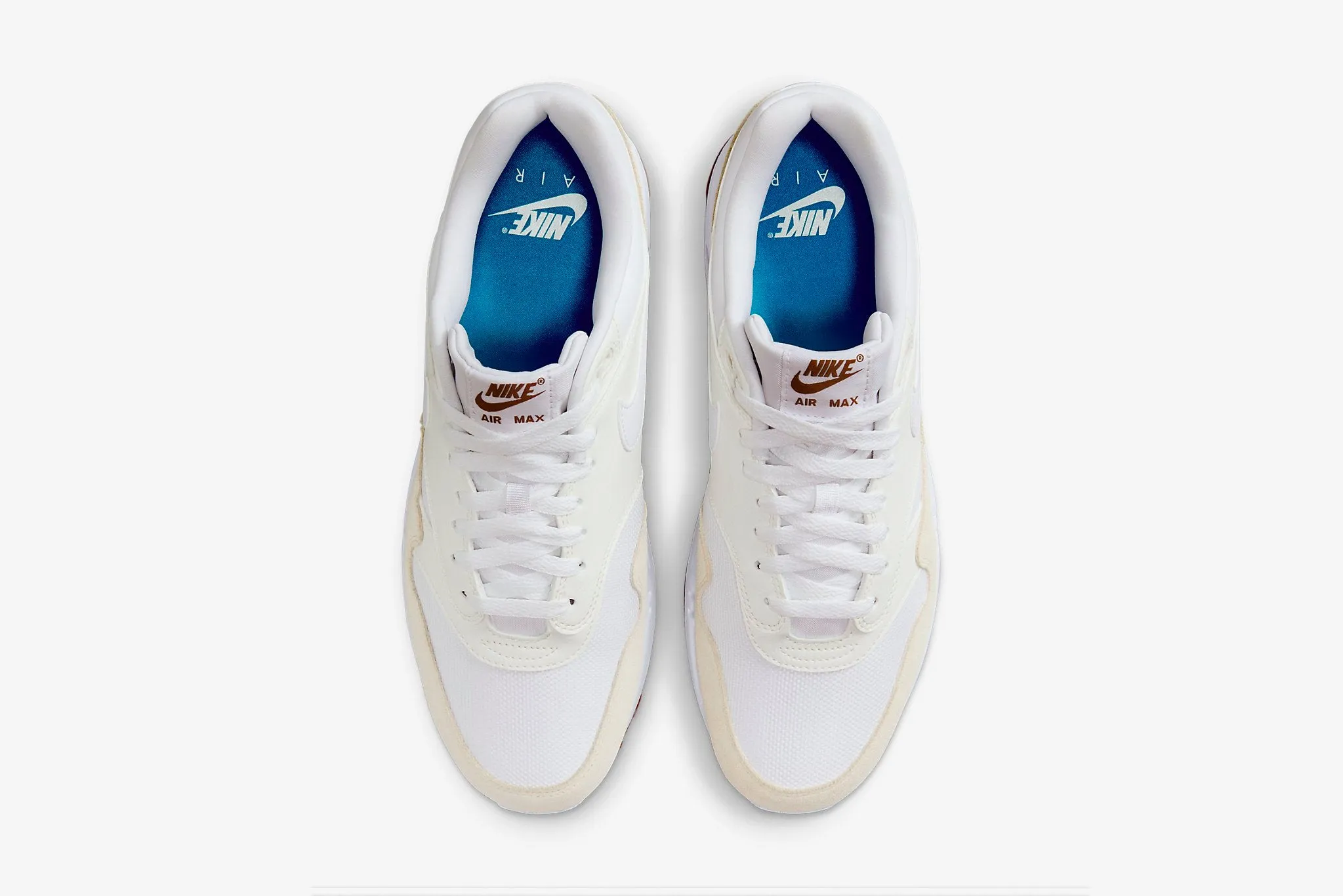 Burnt Orange Nike Shoes Nike "Air Max 1 SC" M - Sail/White-Coconut Milk