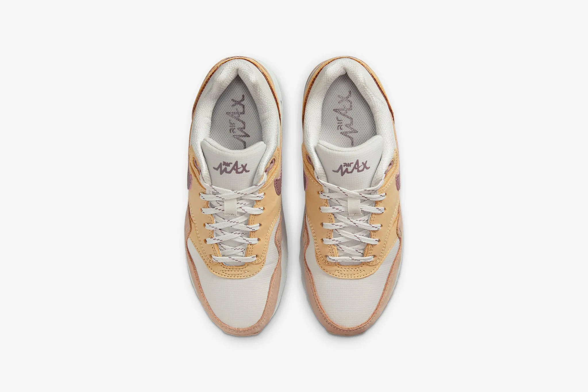 Nike "Air Max 1 SE" GS - Light Bronzine / Smokey Mauve Nike Shoes Wide