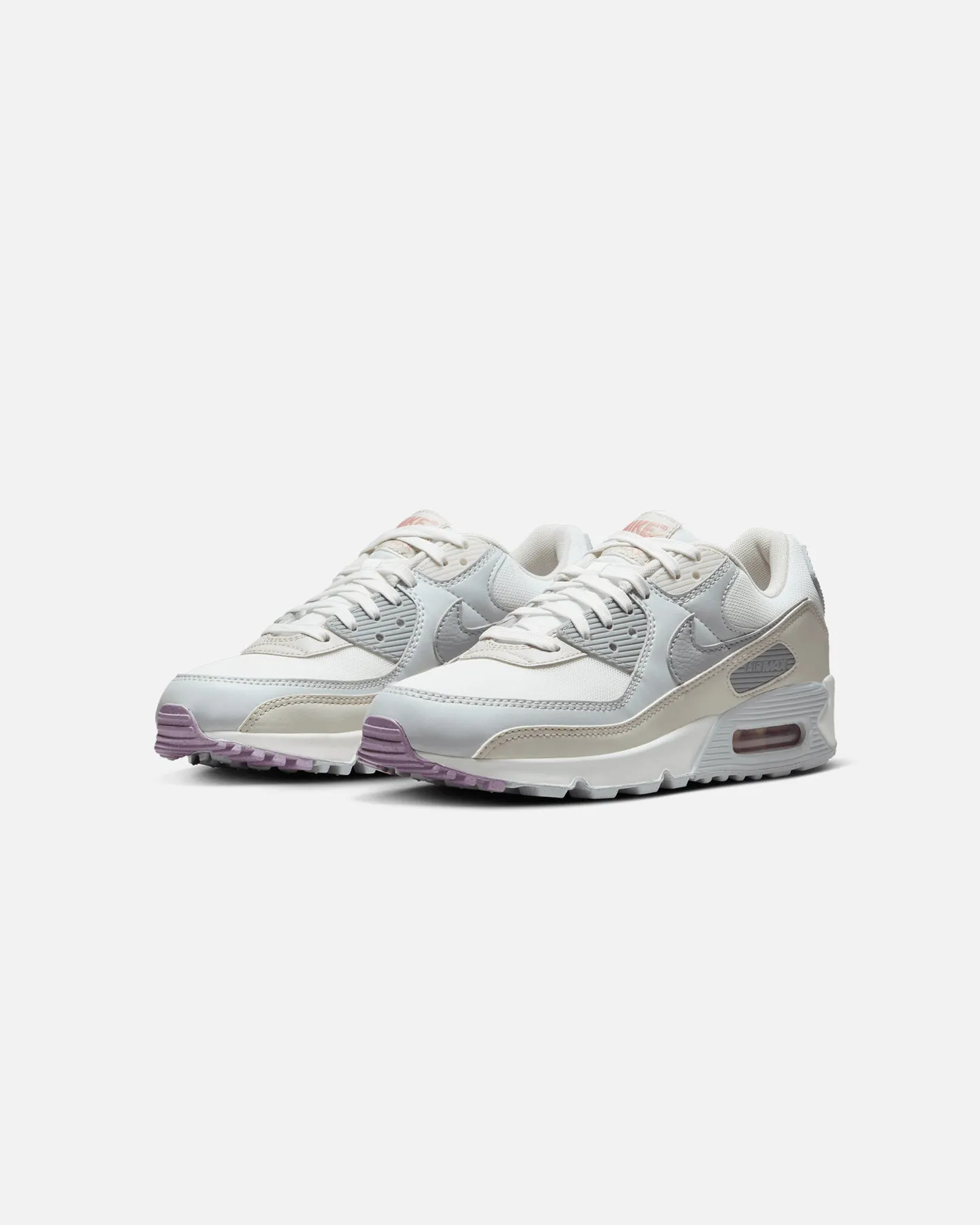 Nike Women's Air Max 90 Summit White/Wolf Grey Nike Id Customize Your Own Shoes