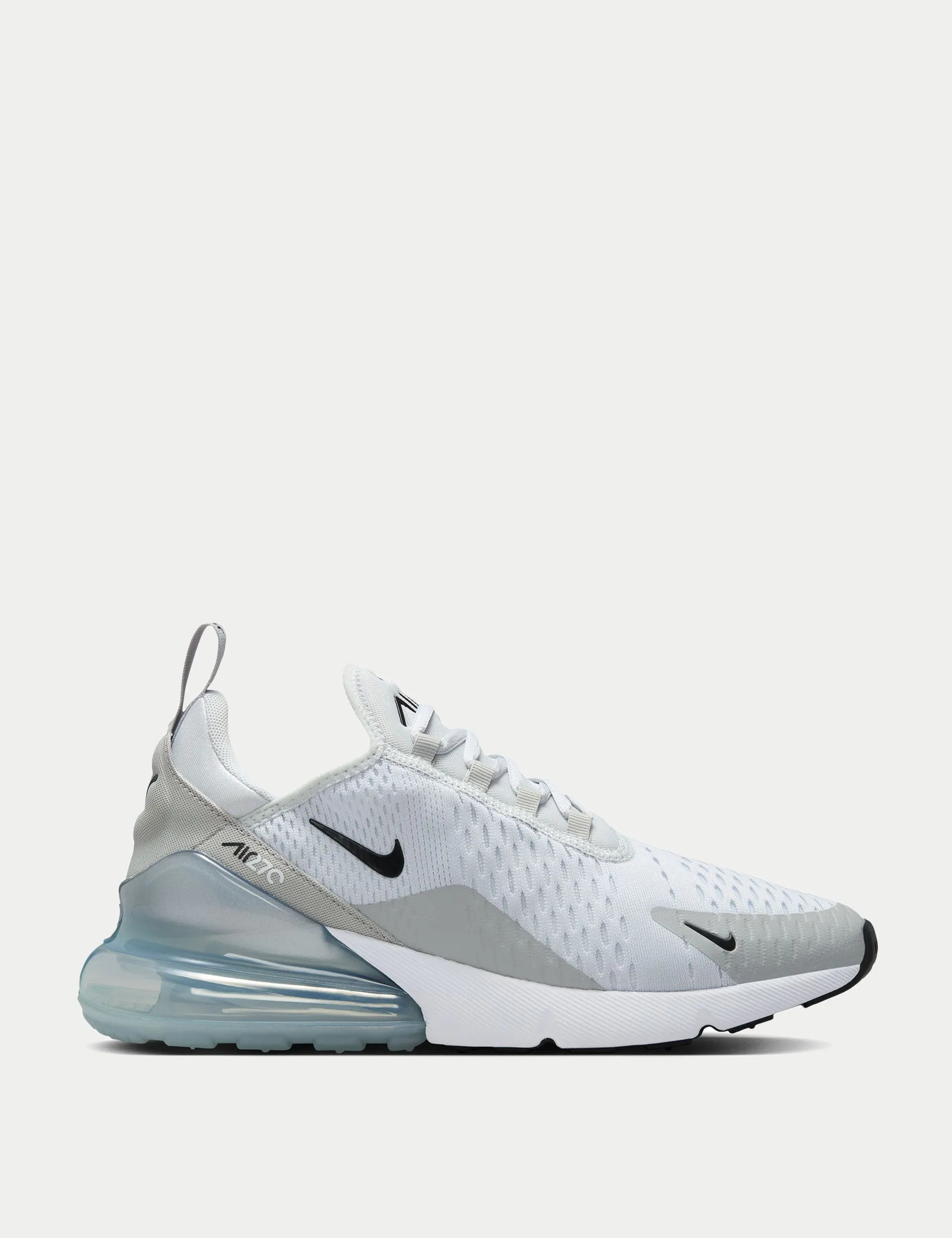 Orange Tennessee Nike Shoes Air Max 270 Shoes - Pure Platinum/Black/Light Smoke Grey
