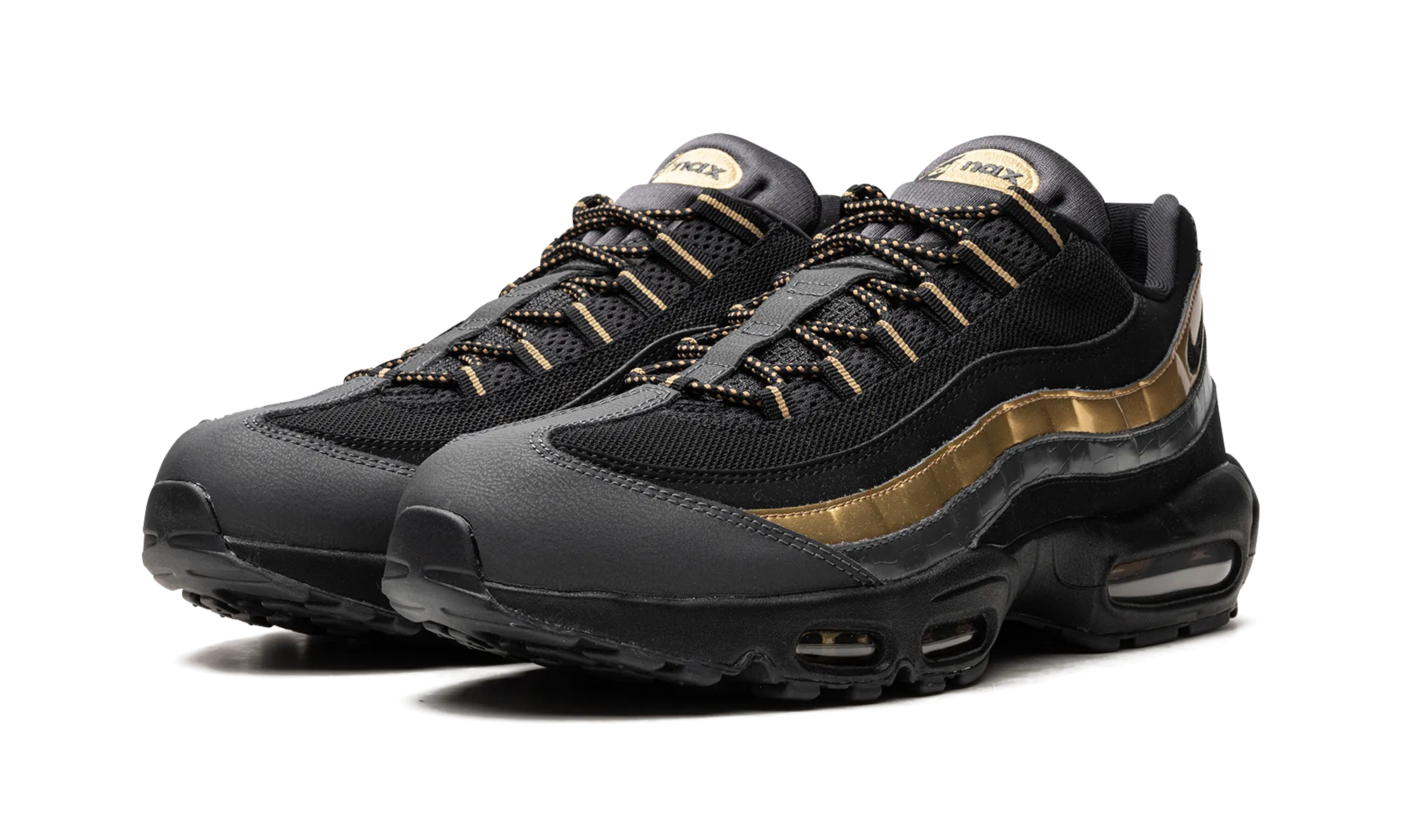 Air Max 95 Premium "BLK/GOLD" Create Your Own Nike Shoes