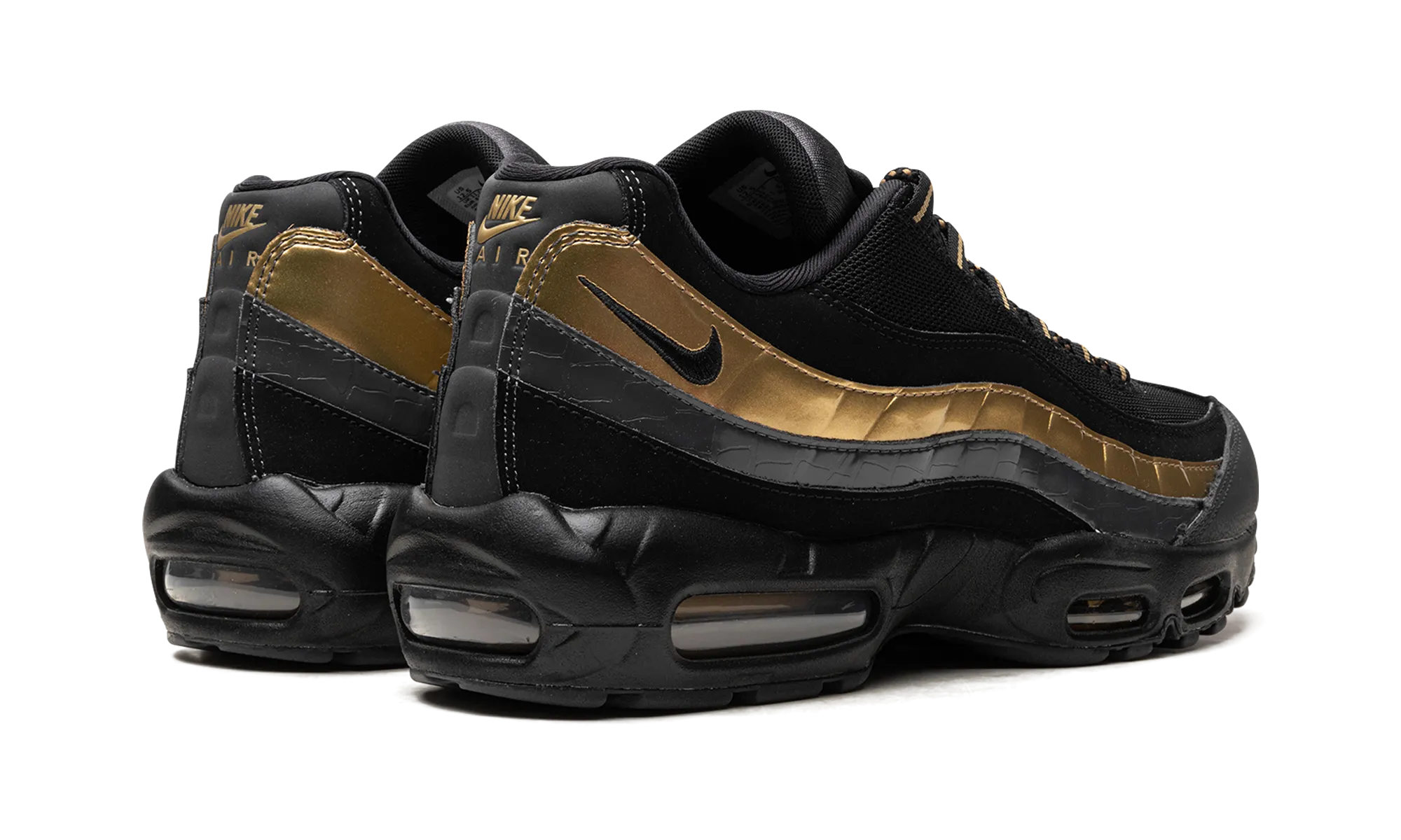Air Max 95 Premium "BLK/GOLD" Nike Shoes For Wide Feet