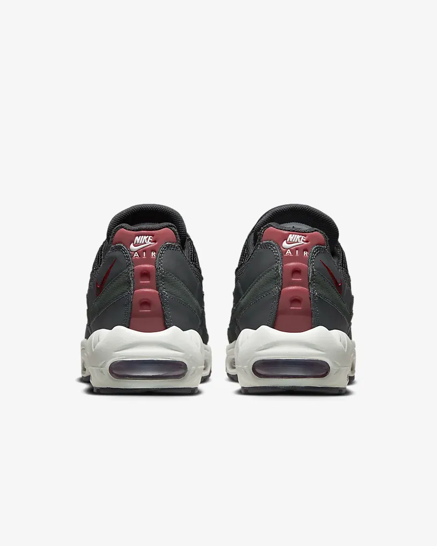 Ronaldo Nike Shoe Nike Men's Air Max 95 Shoes - Anthracite / Team Red / Summit White / Black