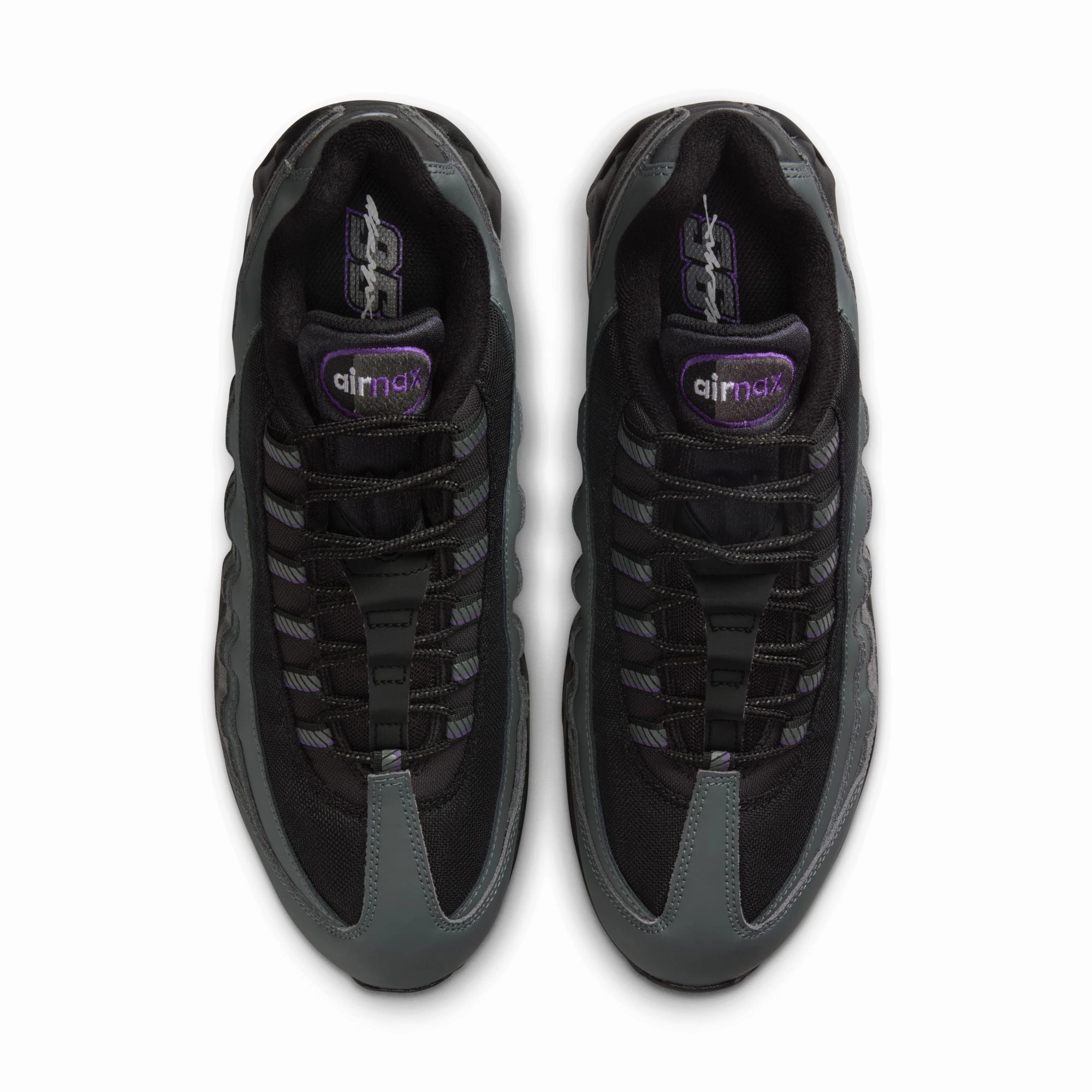 Nike Outdoor Basketball Shoes NIKE AIR MAX 95 OG IRON GREY/BLACK-WILD GRAPE-WHITE IH1228-001