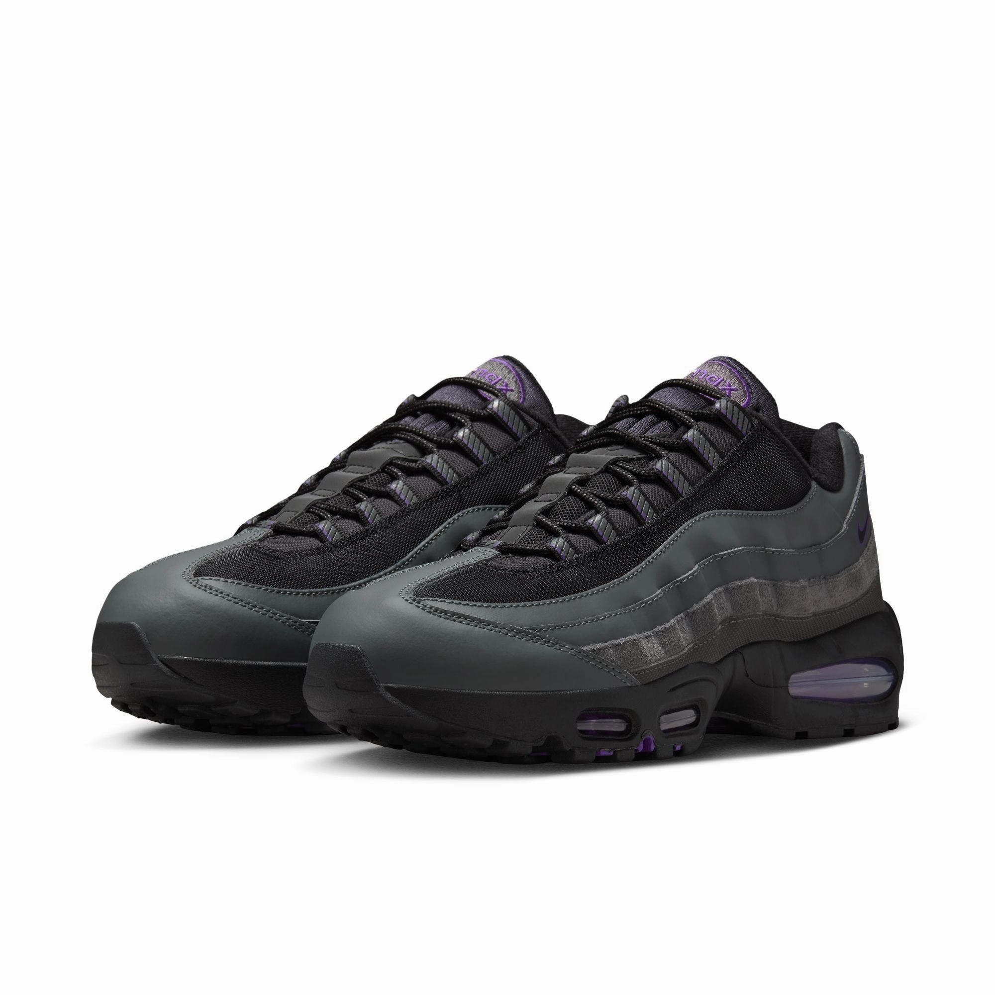 Nike Air Jordan Low Golf Shoes NIKE AIR MAX 95 OG IRON GREY/BLACK-WILD GRAPE-WHITE IH1228-001