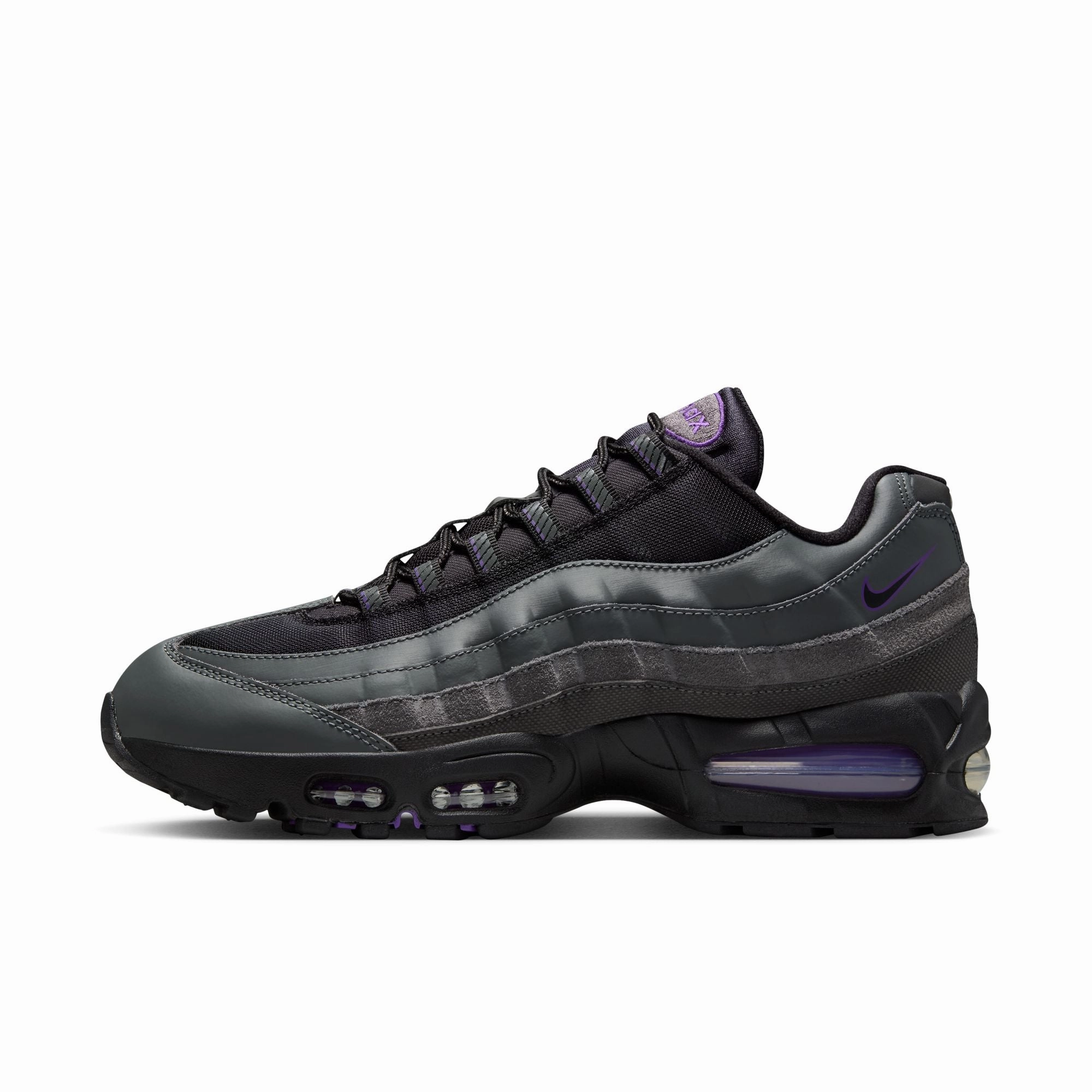 Nike Shoes Womens NIKE AIR MAX 95 OG IRON GREY/BLACK-WILD GRAPE-WHITE IH1228-001