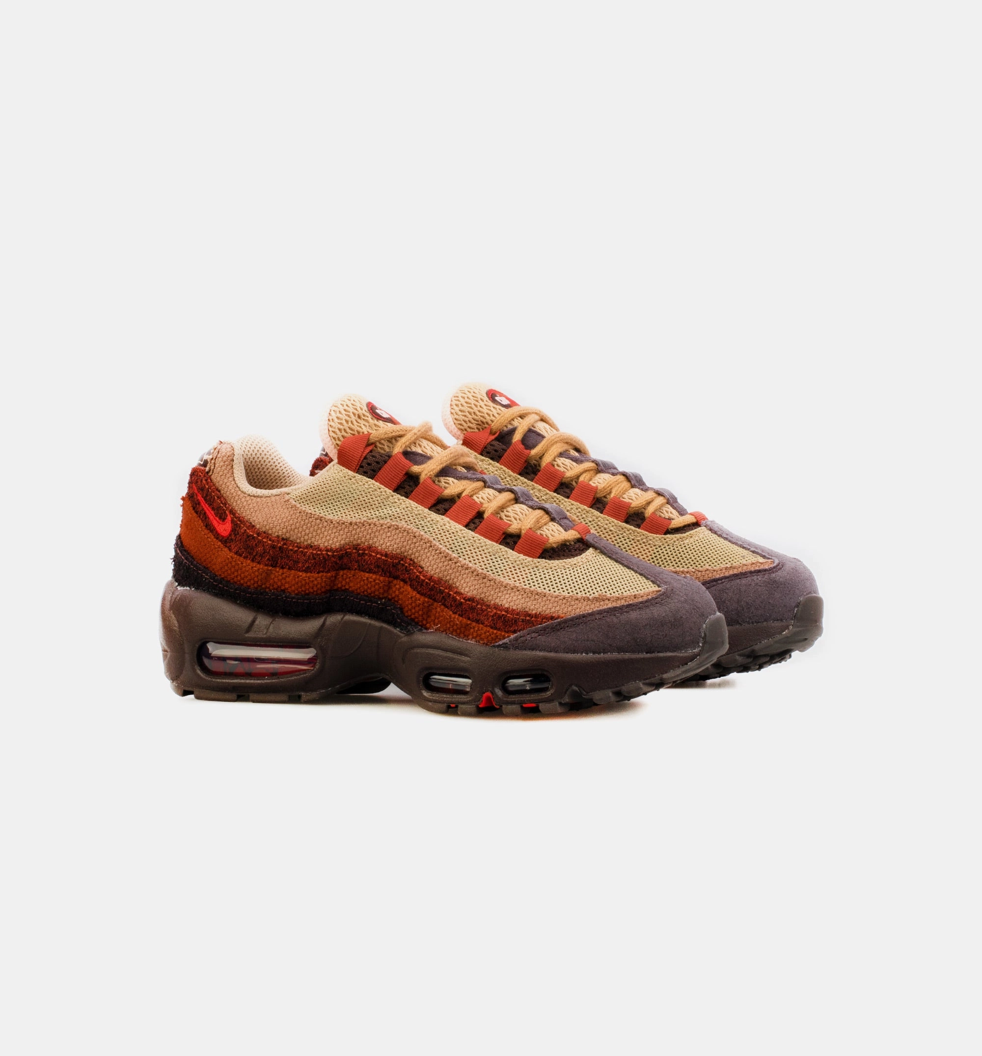 Nike Air Huarache Shoes Air Max 95 Anatomy of Air Womens Lifestyle Shoe - Brown/Red