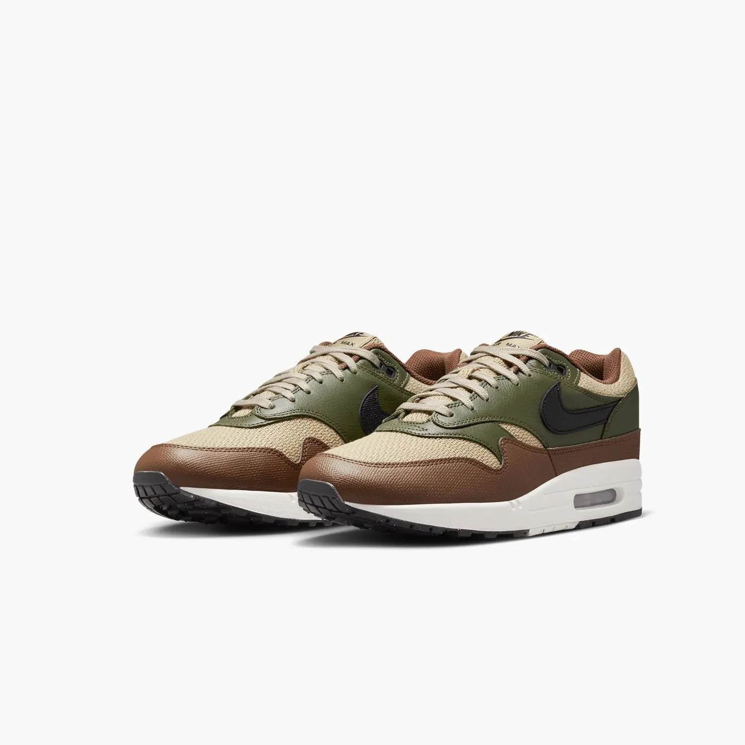 Men's Air Max 1 Essential Premium "Neutral Olive" Nike Mesh Shoe