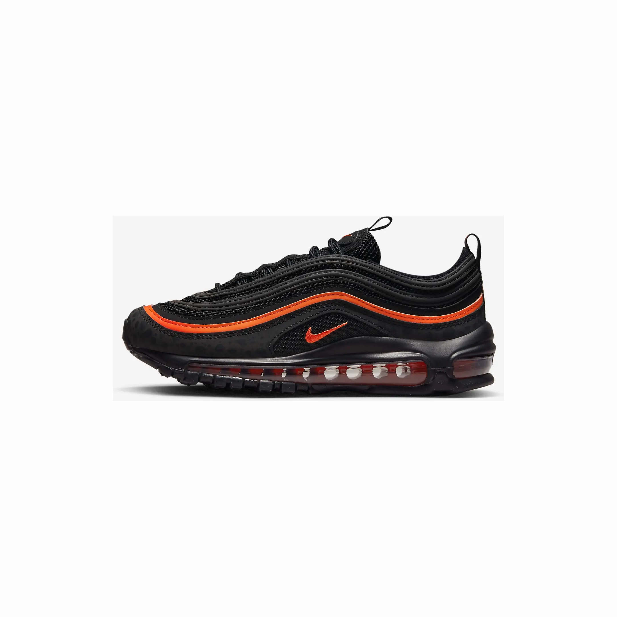 Nike Kid's Air Max 97 Shoes - Black / Safety Orange Nike Shoes Release