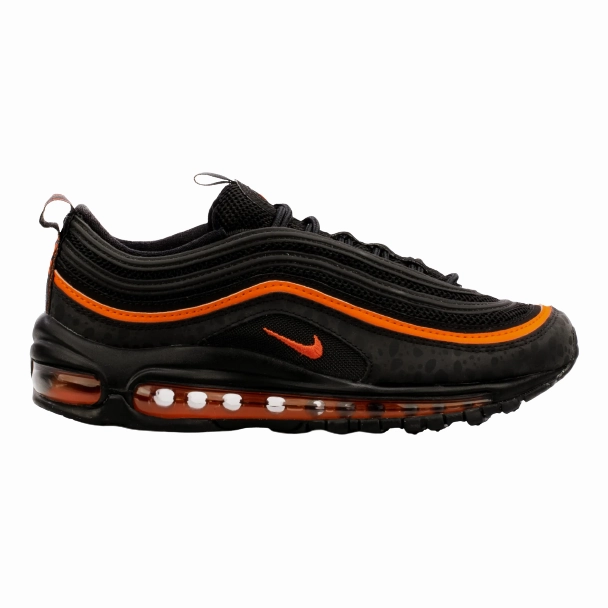Nike Kid's Air Max 97 Shoes - Black / Safety Orange Nike Soccer Shoes Mercurial Superfly
