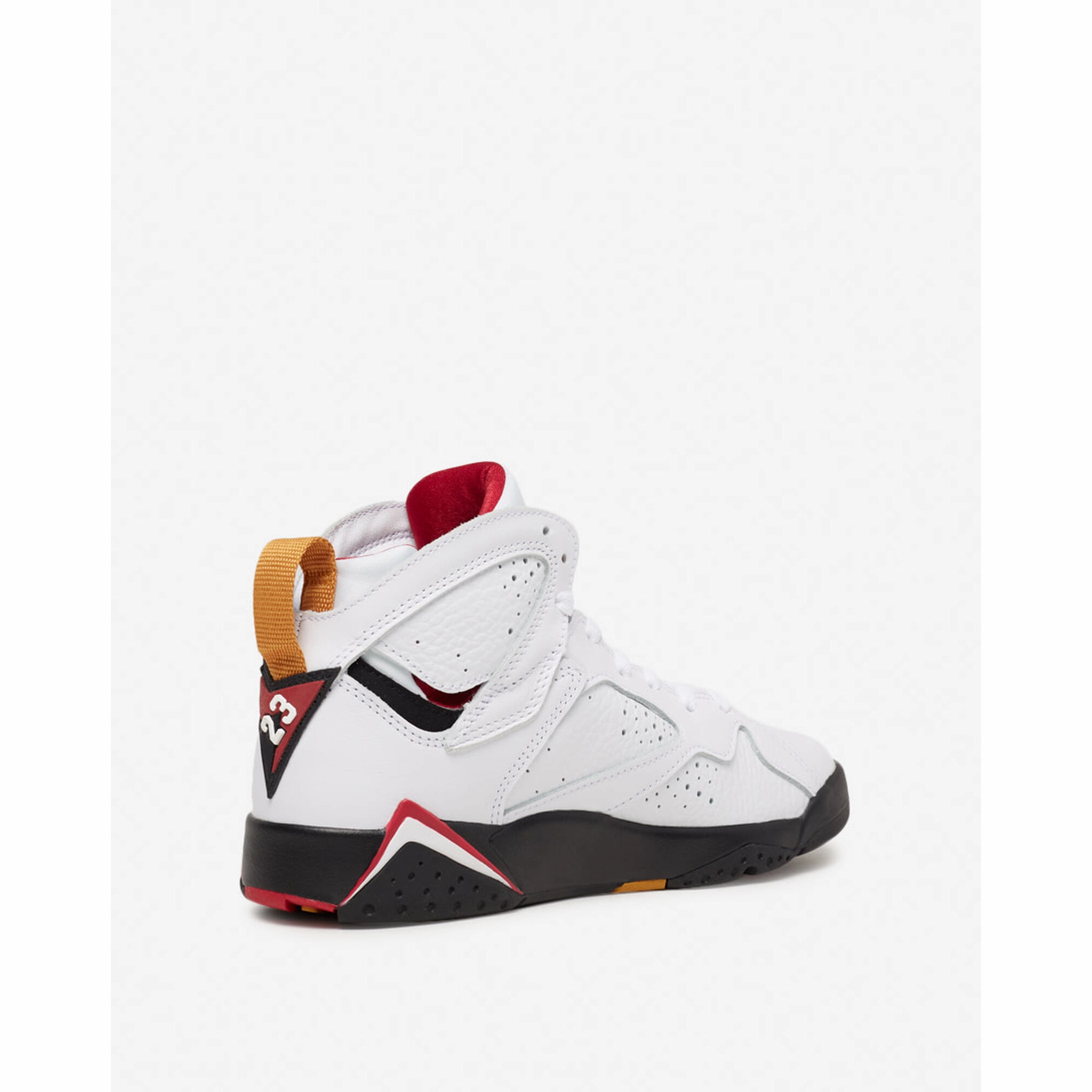 Khaki Pants Sneakers Nike Kid's Air Jordan Retro 7 GS Shoes - White / Black / Crimson