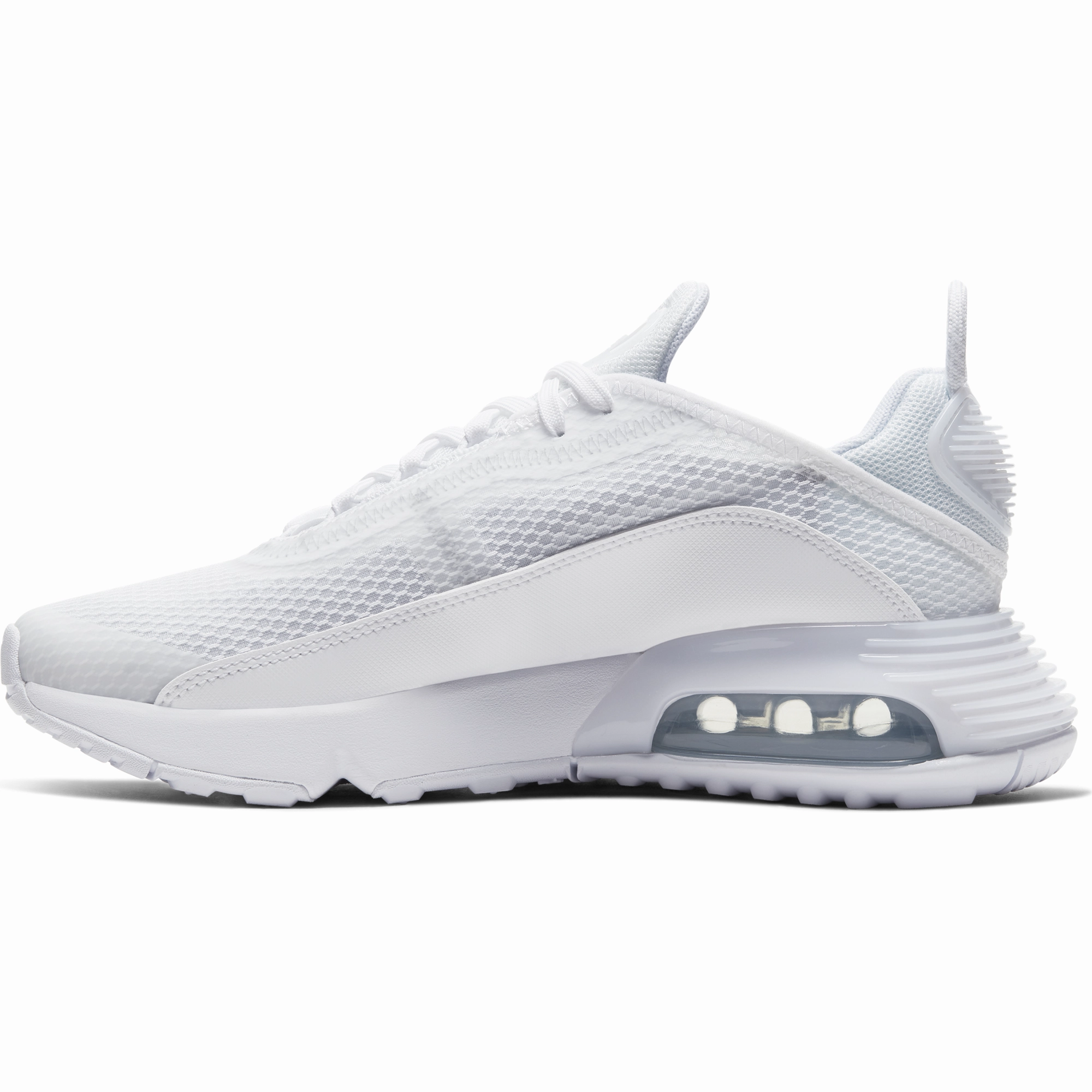 Nike Kid's Air Max 2090 Shoes - White / Wolf Grey Nike React Shoes