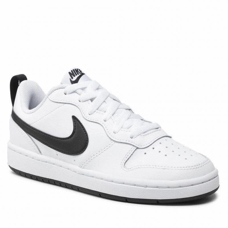 Nike Kid's Court Borough Low 2 Shoes - White / Black Nike Waterproof Hiking Shoes