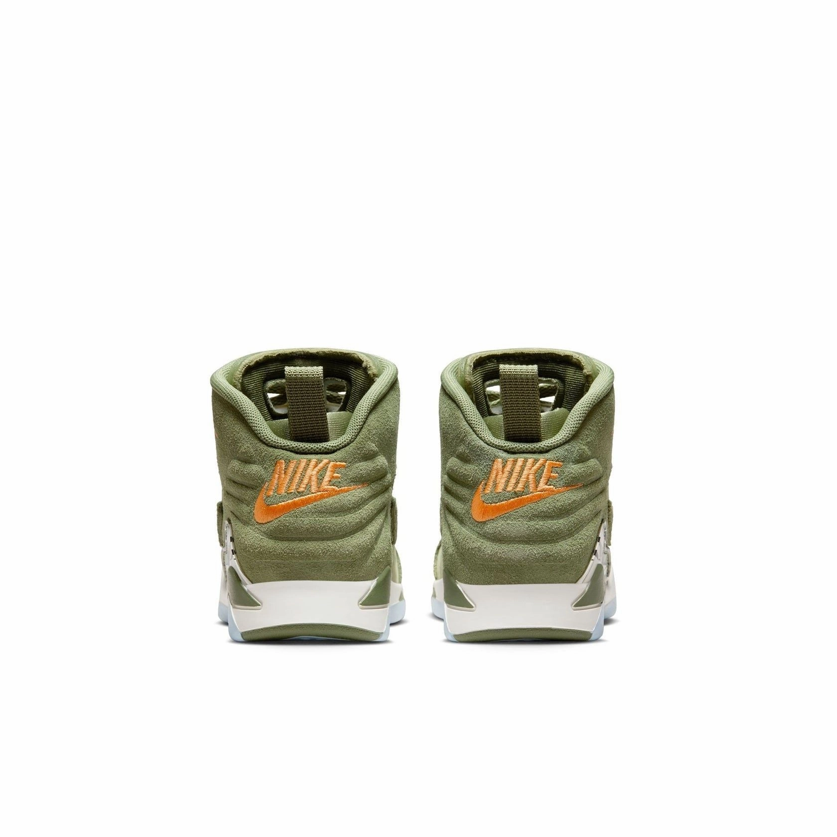Nike Kid's Jordan MVP Shoes - Olive / Mandarin / Sail Nike Track And Field Throwing Shoes