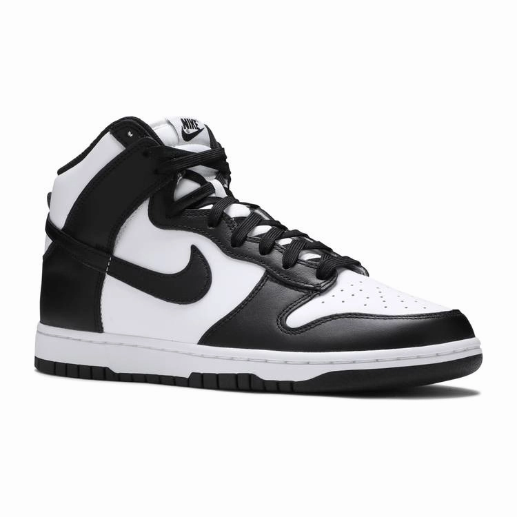 Nike Men's Dunk High Retro Shoes - White / Black Nike Olympic Running Shoes