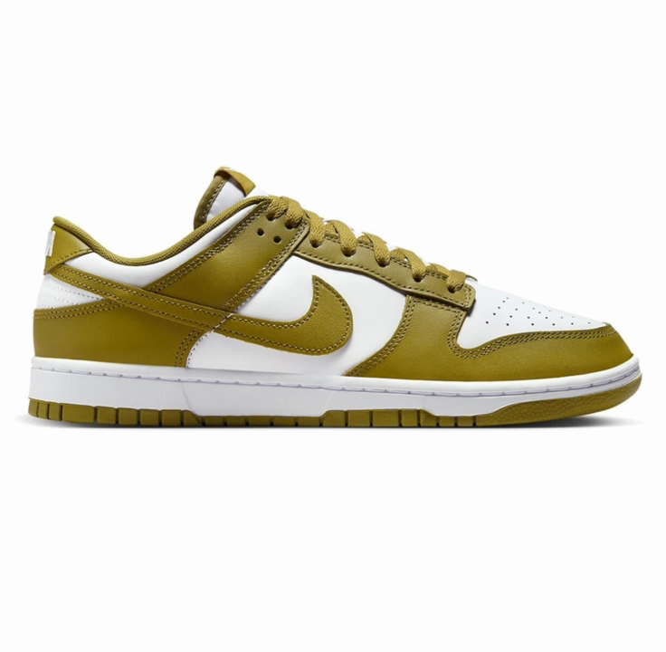 Nike Men's Dunk Low Retro Shoes - White / Pacific Moss Mike Vick Nike Shoes