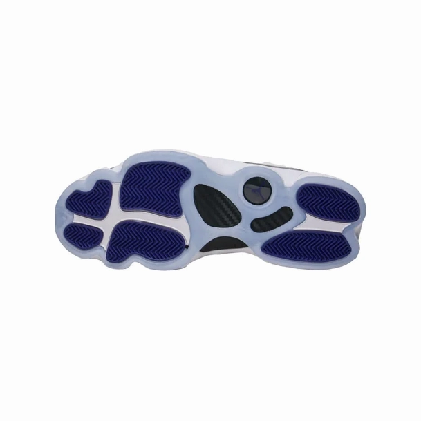 Nike Men's Jordan 6 Rings Shoes - White / Black / Dark Concorde Blue Presto Sneakers