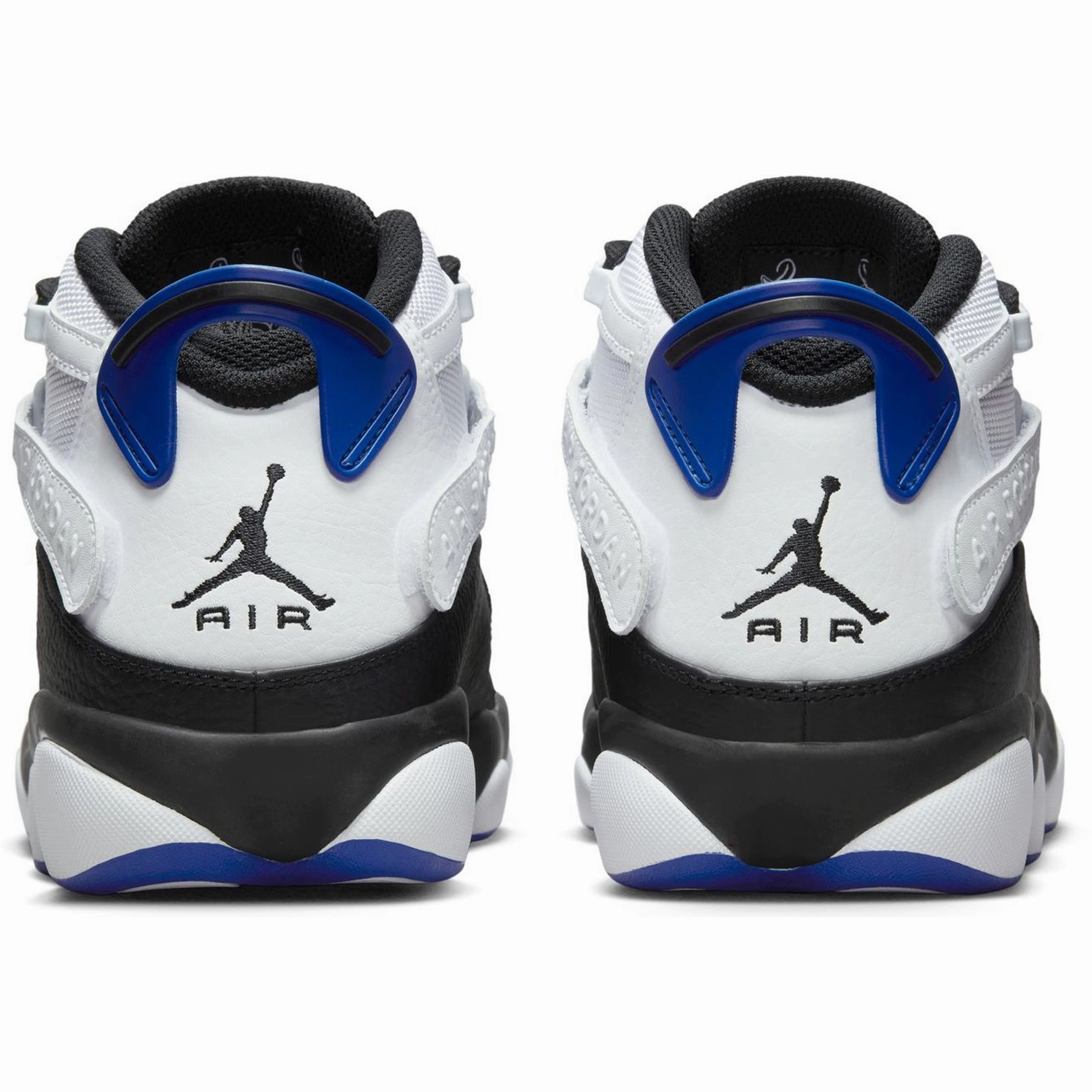 Nike Men's Jordan 6 Rings Shoes - White / Game Royal Blue / Black Dancing In Sneakers