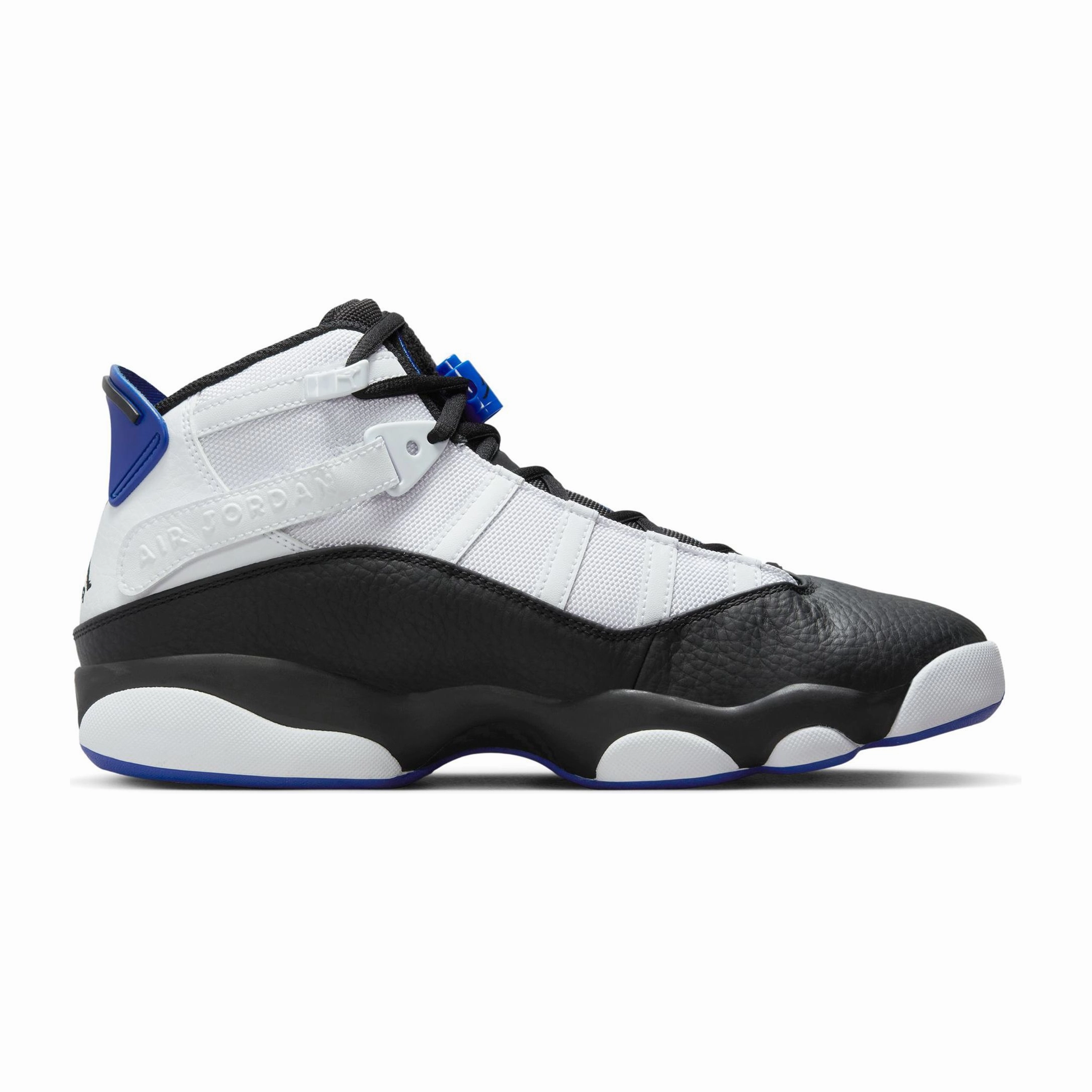 Nike Men's Jordan 6 Rings Shoes - White / Game Royal Blue / Black Sneakers Air Max