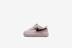 Nike Sideline Cheer Shoe Nike "Force 1 Low LV8 EasyOn" TD - Particle Rose / Velvet Brown