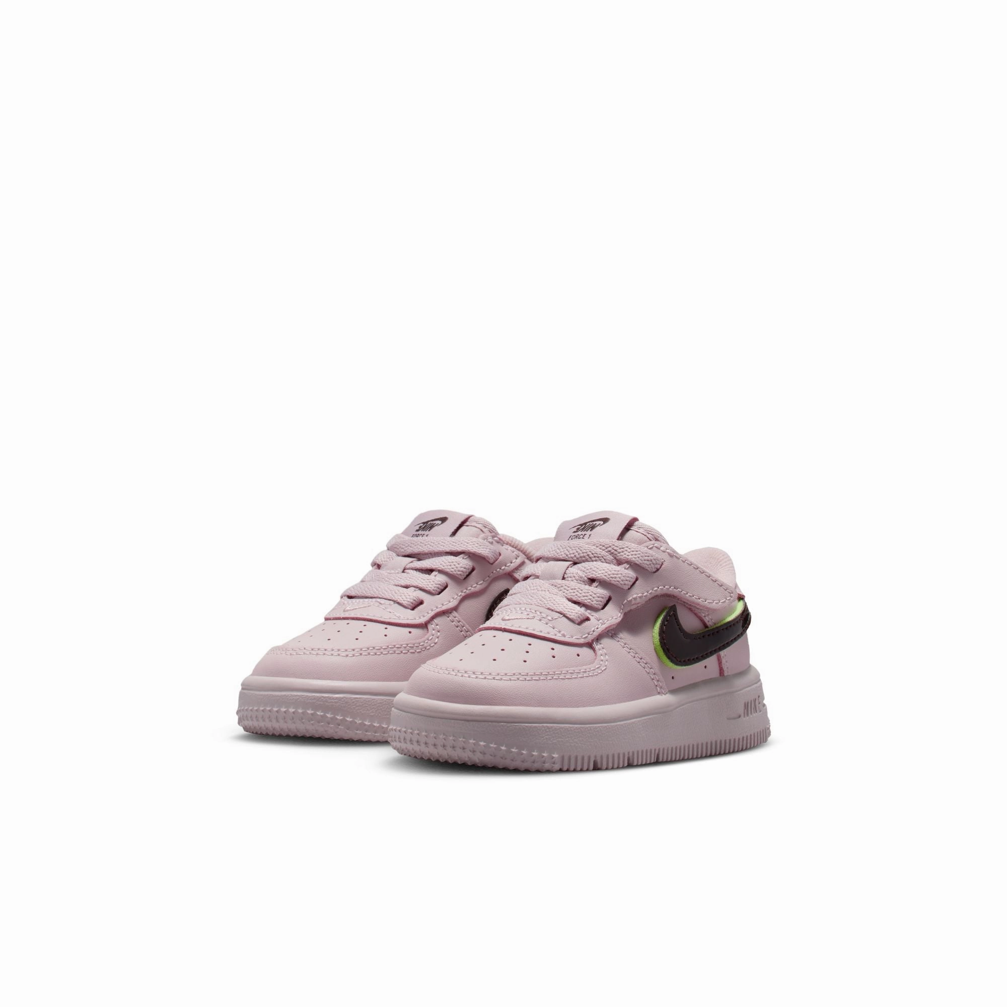 Nike "Force 1 Low LV8 EasyOn" TD - Particle Rose / Velvet Brown Nike Air Penny Shoes