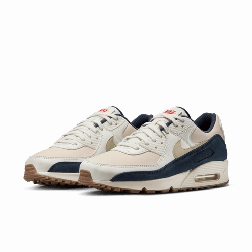 Nike "Air Max 90 PRM" M - Pale Ivory / Khaki Nike Shoes Cheap