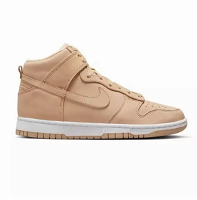 Nike Women's Dunk High Premium Shoes - Vachetta Tan / White Nike Acg Hike Shoes