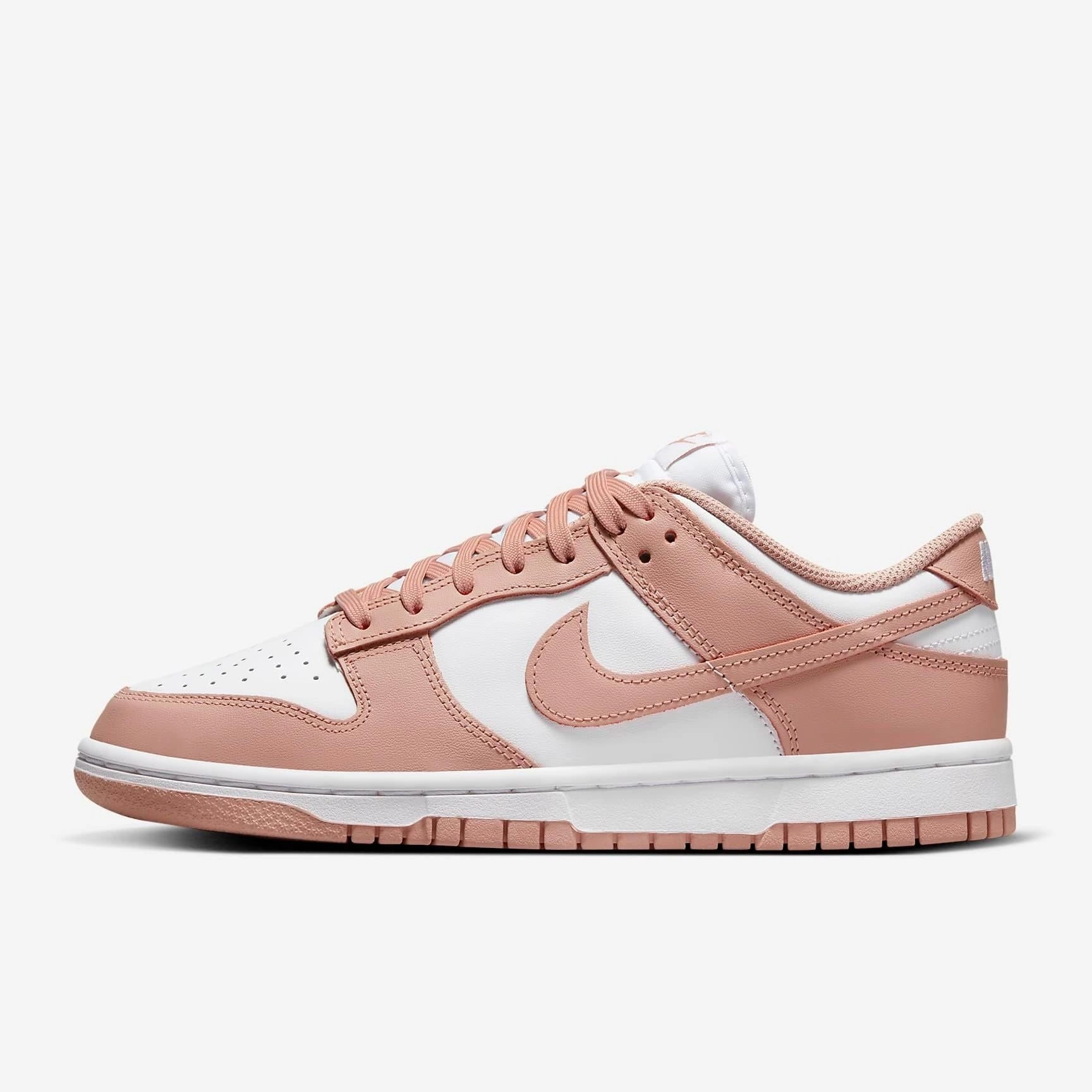 Nike Zoom Stefan Janoski Shoes Nike Women's Dunk Low Shoes - White / Rose Whisper