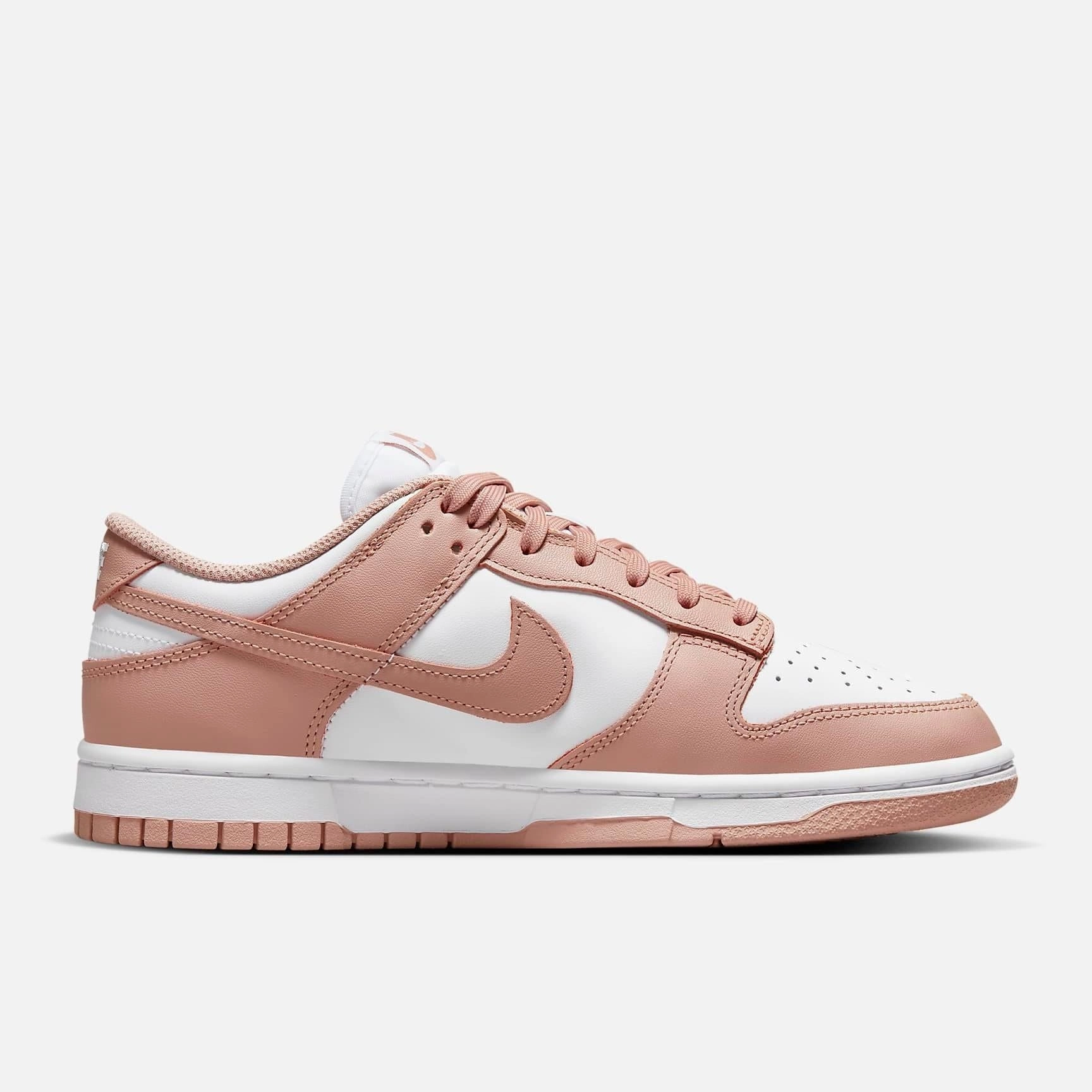 Nike Women's Dunk Low Shoes - White / Rose Whisper Nike Vapor Air Max Shoes