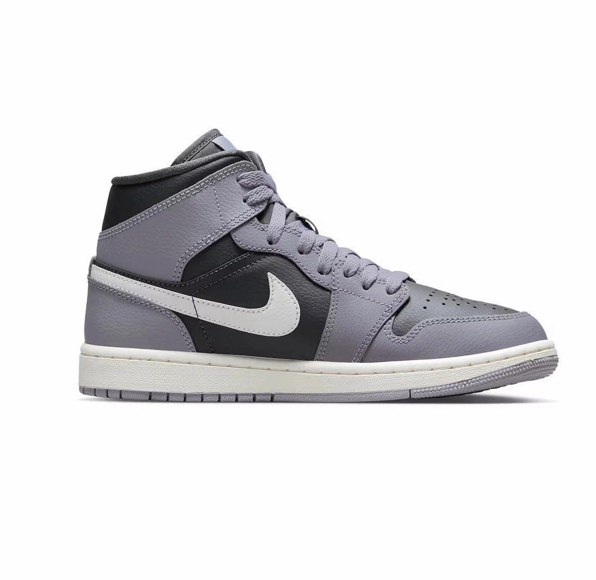 Best Sneakers For Business Casual Nike Women's Jordan 1 Mid Shoes - Cement Grey / Sail