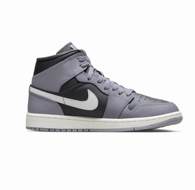 Nike Women's Jordan 1 Mid Shoes - Cement Grey / Sail Kirkland Sneakers