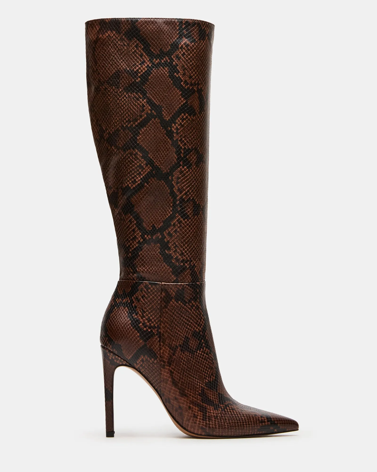 NITRO BROWN SNAKE Knee Boots Outfits
