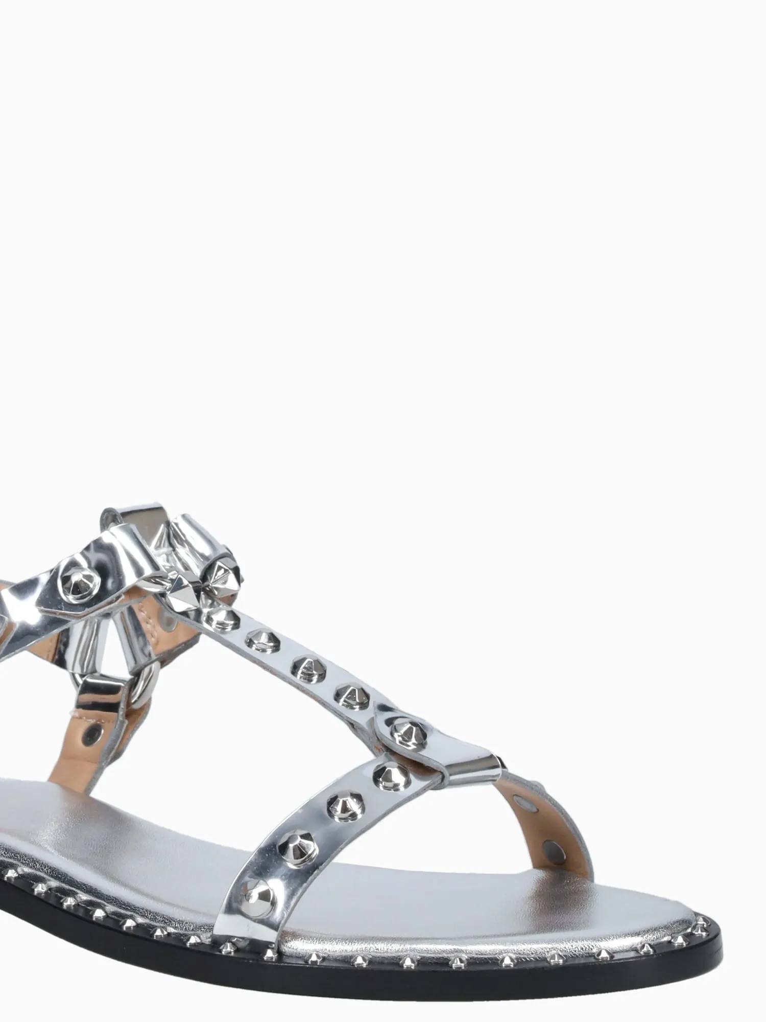 Patsy Silver Mirror Leather Dressy But Casual Shoes