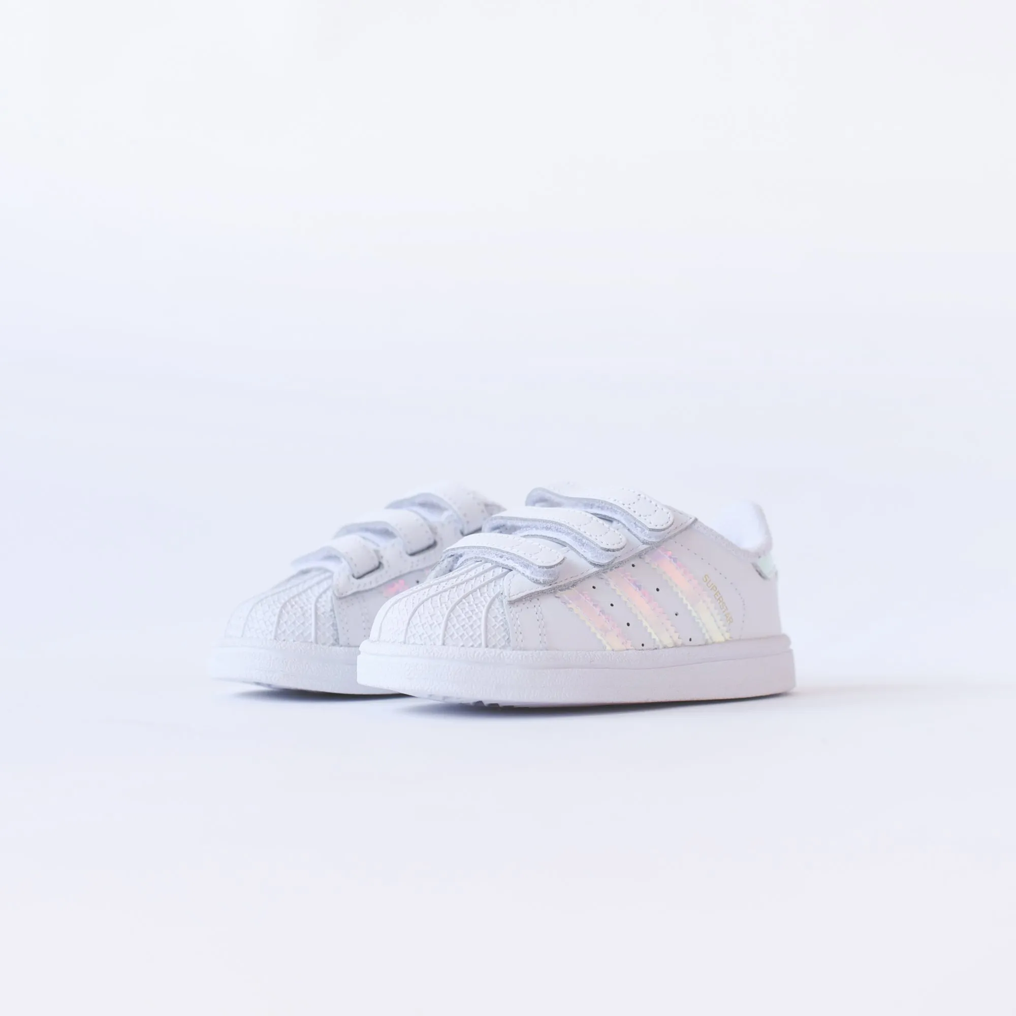 adidas Originals Infant Superstar CMF - White / Metallic Silver Barefoot Shoes Casual Wear