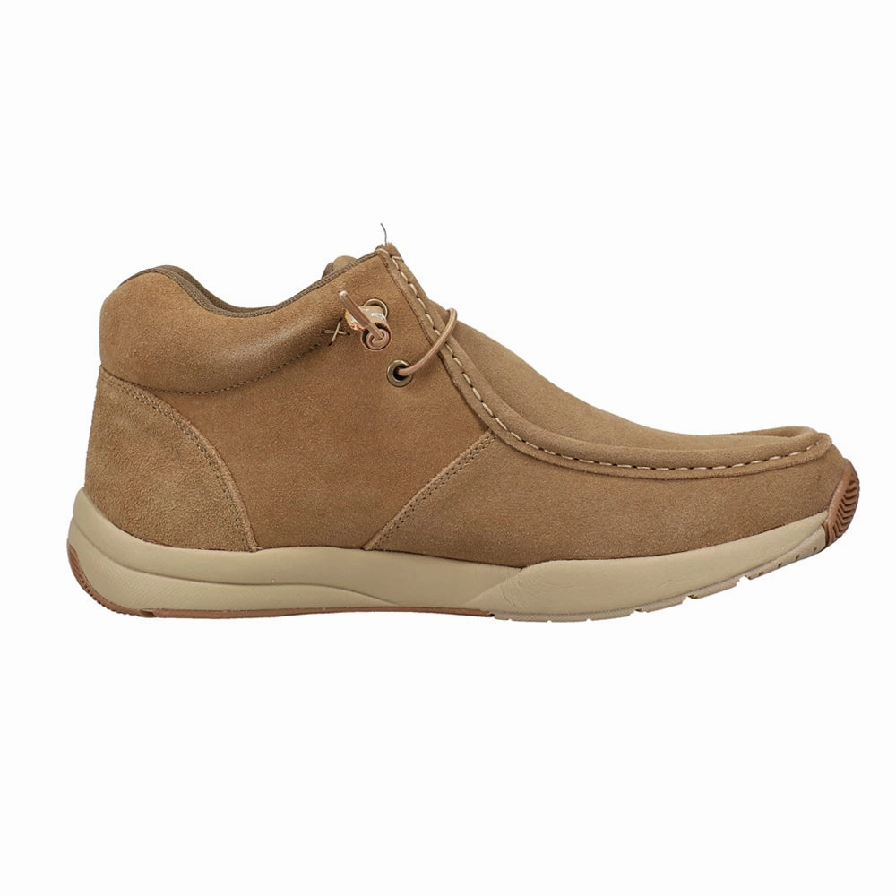Clearcut Round Toe Chukka Boots Cream Boots