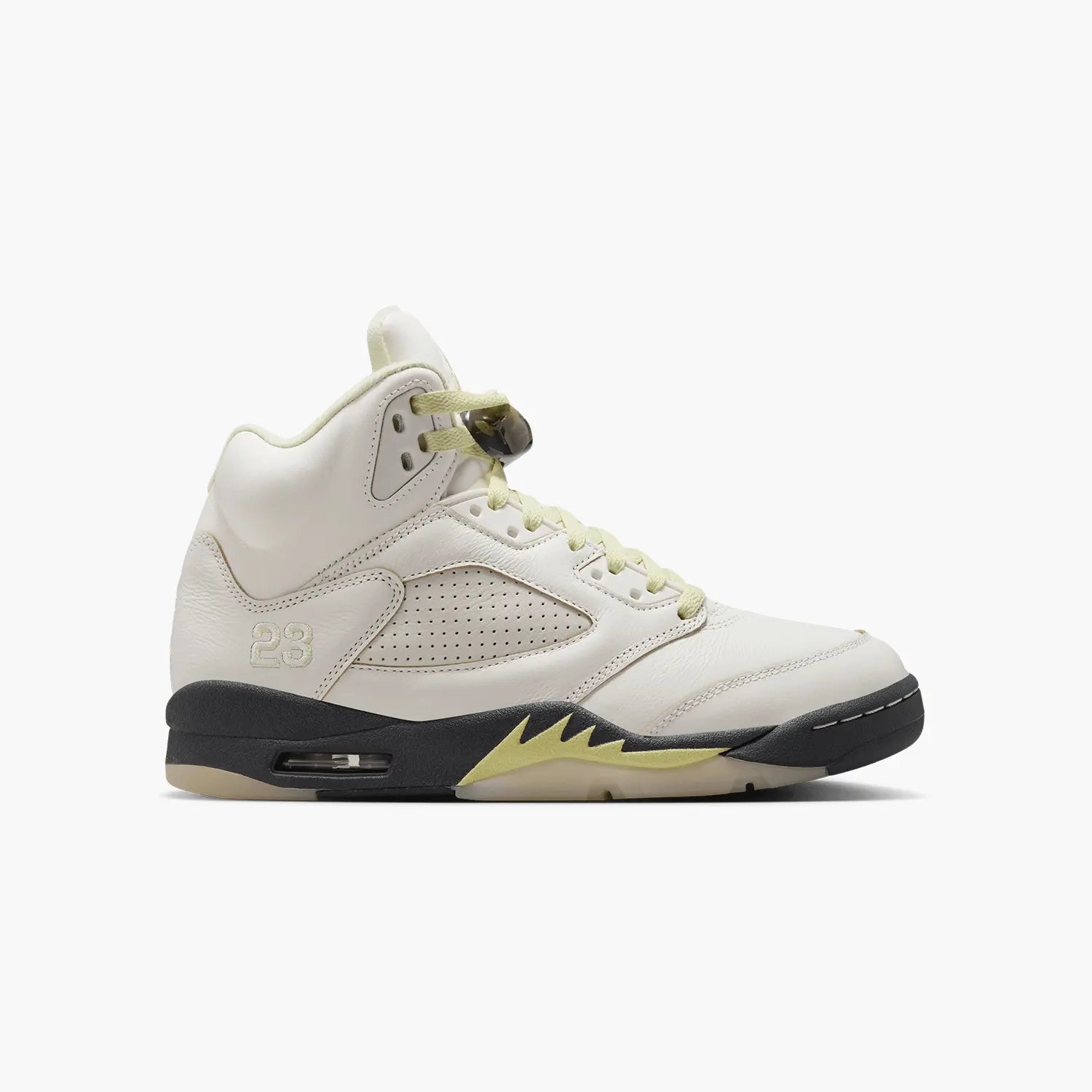 Women's Air Jordan 5 Retro "Luminous Green and Sail" Sneakers Timeless
