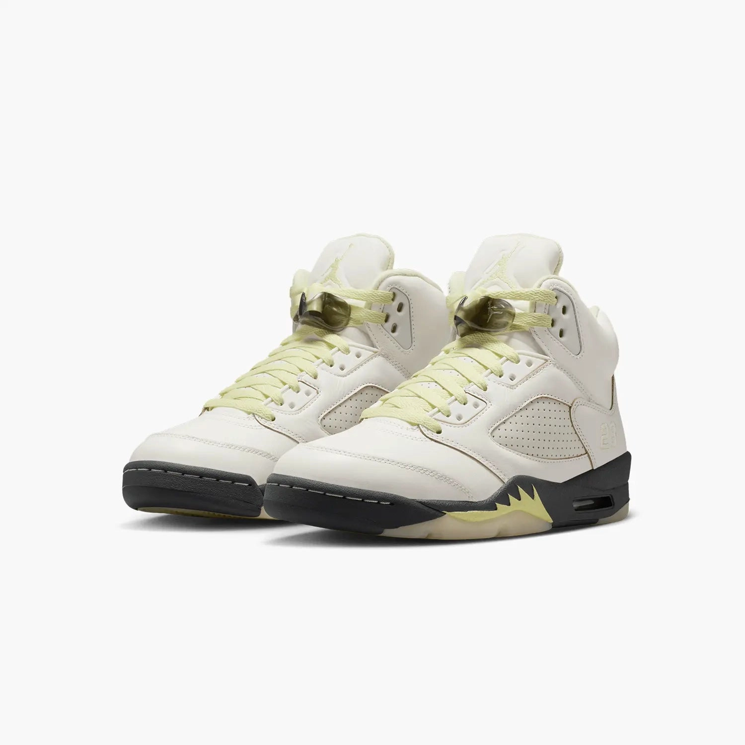 Nautica Sneakers Women's Air Jordan 5 Retro "Luminous Green and Sail"