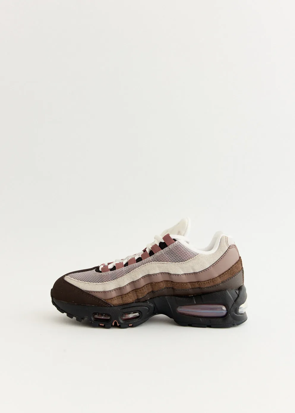 Women's Nike Air Max 95 'Velvet Brown' Sneakers Nike Shoes Shock Absorbers
