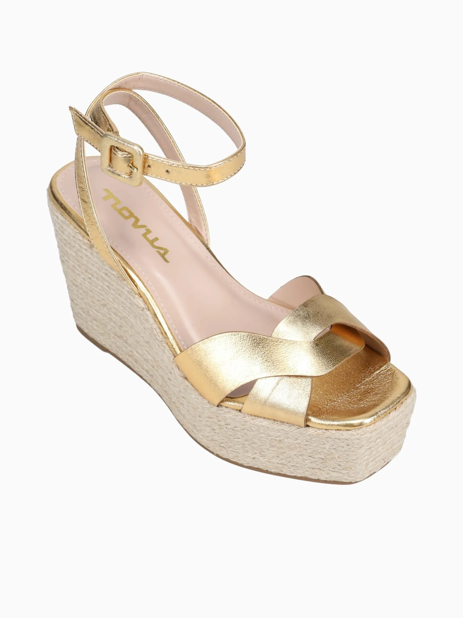 Nora Gold Metal Leather Casual Shoe Trends Fall 2024