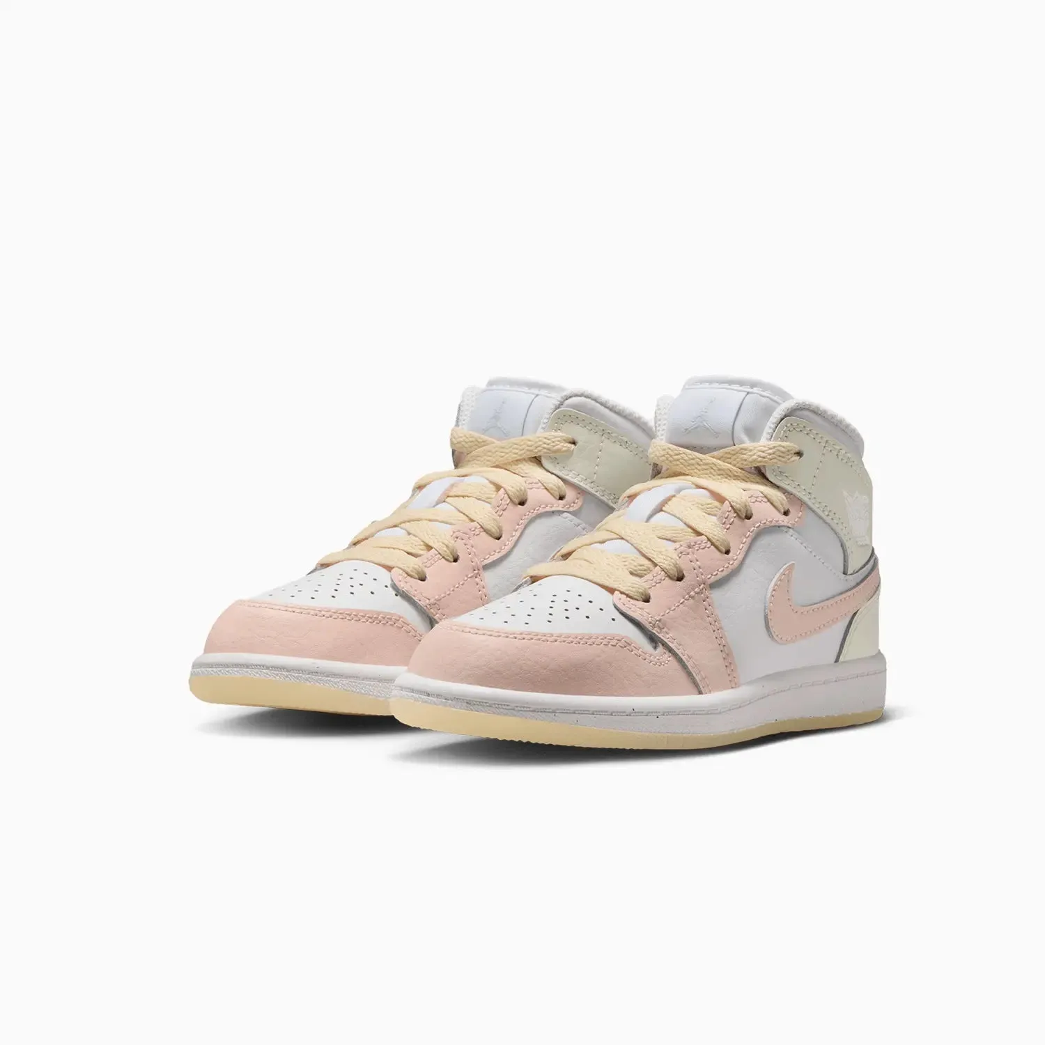 Nude Sneakers Kid's Air Jordan 1 Mid SE "Flamingo" Pre School